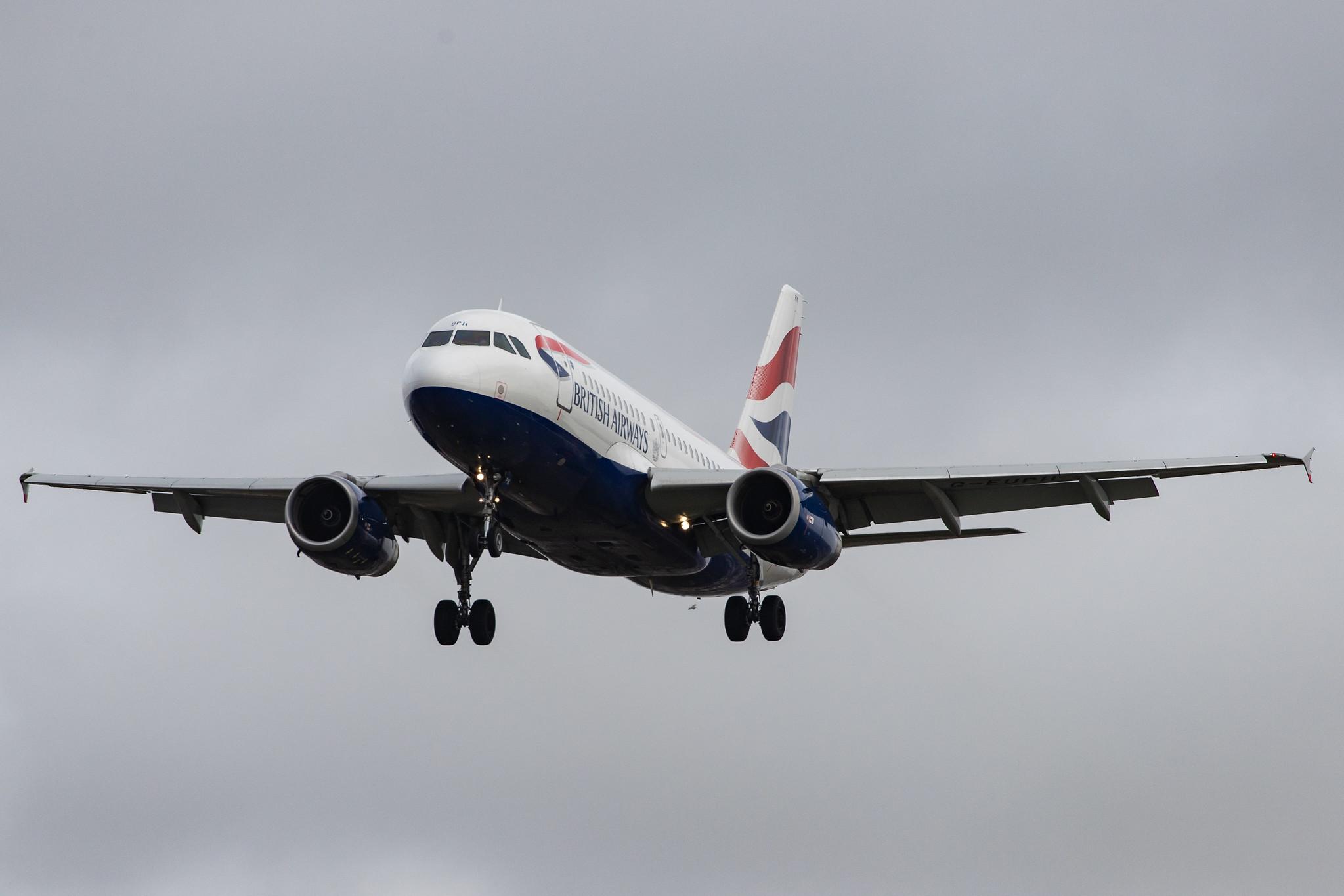 London Heathrow Airport: British Airways (BA / BAW) |  Airbus A319-131 A319 | G-EUPH | MSN 1225