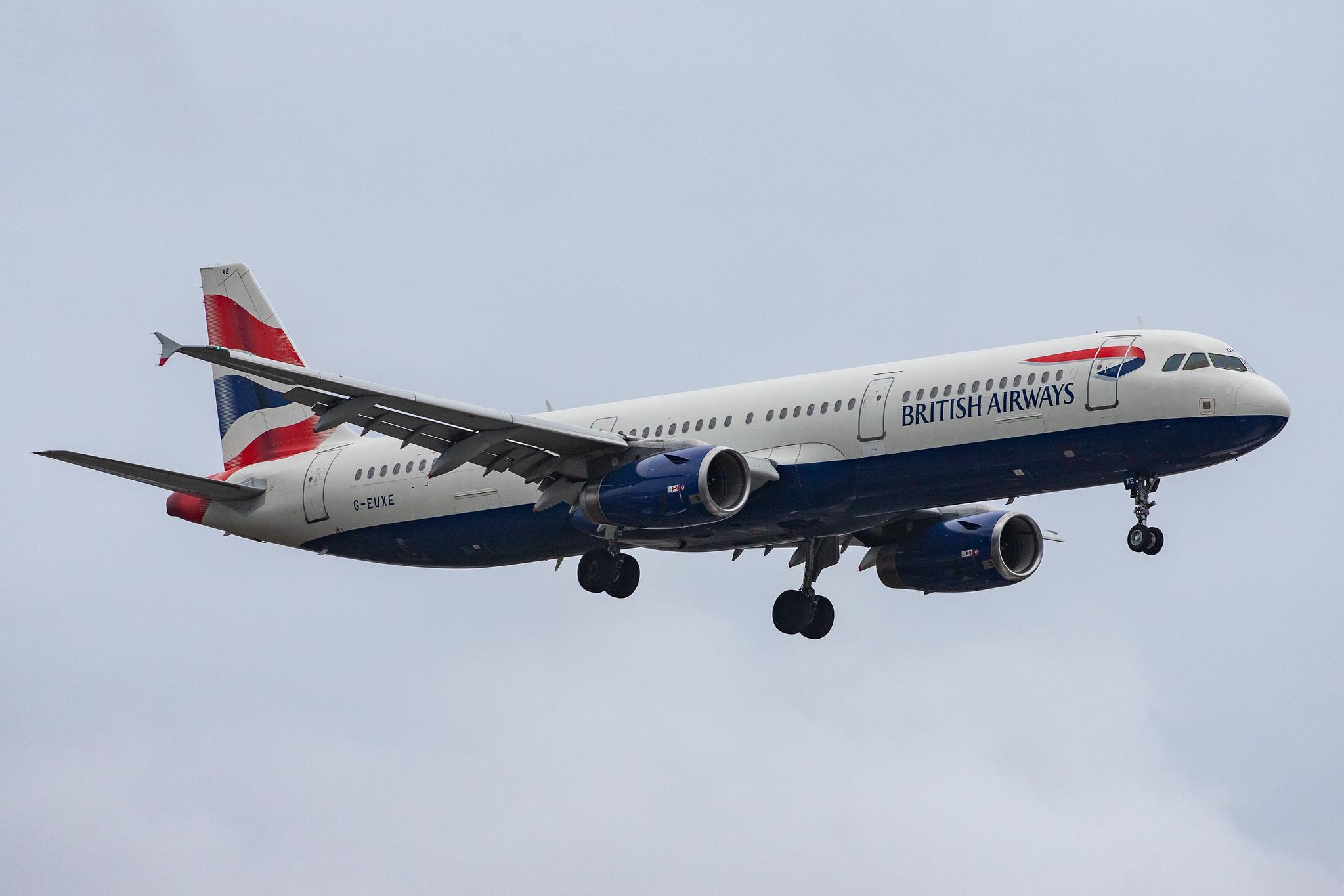 London Heathrow Airport: British Airways (BA / BAW) |  Airbus A321-231 A321 | G-EUXE | MSN 2323
