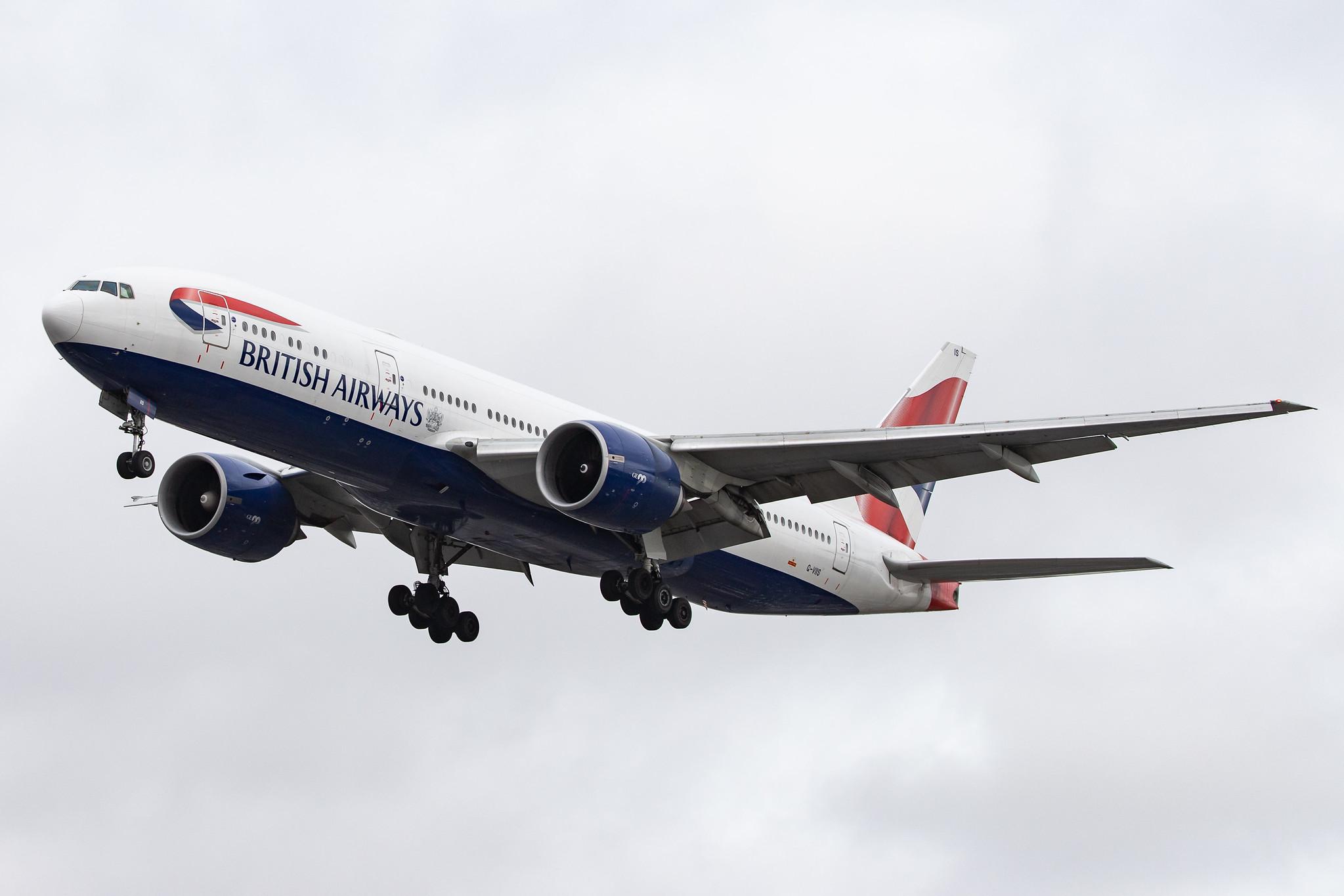 London Heathrow Airport: British Airways (BA / BAW) |  Boeing 777-236(ER) B772 | G-VIIS | MSN 29323