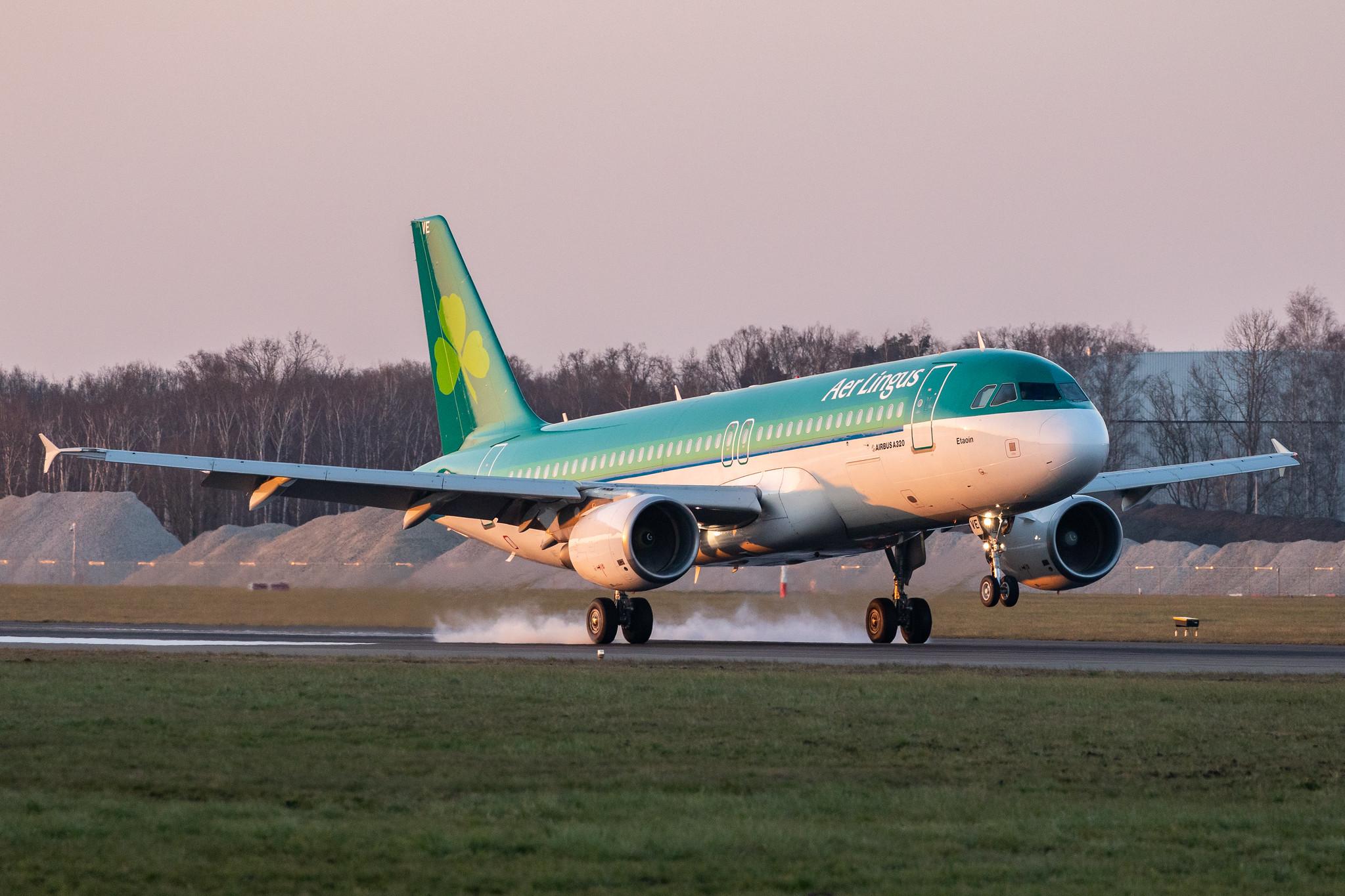 Hamburg Airport: Aer Lingus (EI / EIN) |  Airbus A320-214 A320 | EI-DVE | MSN 3129
