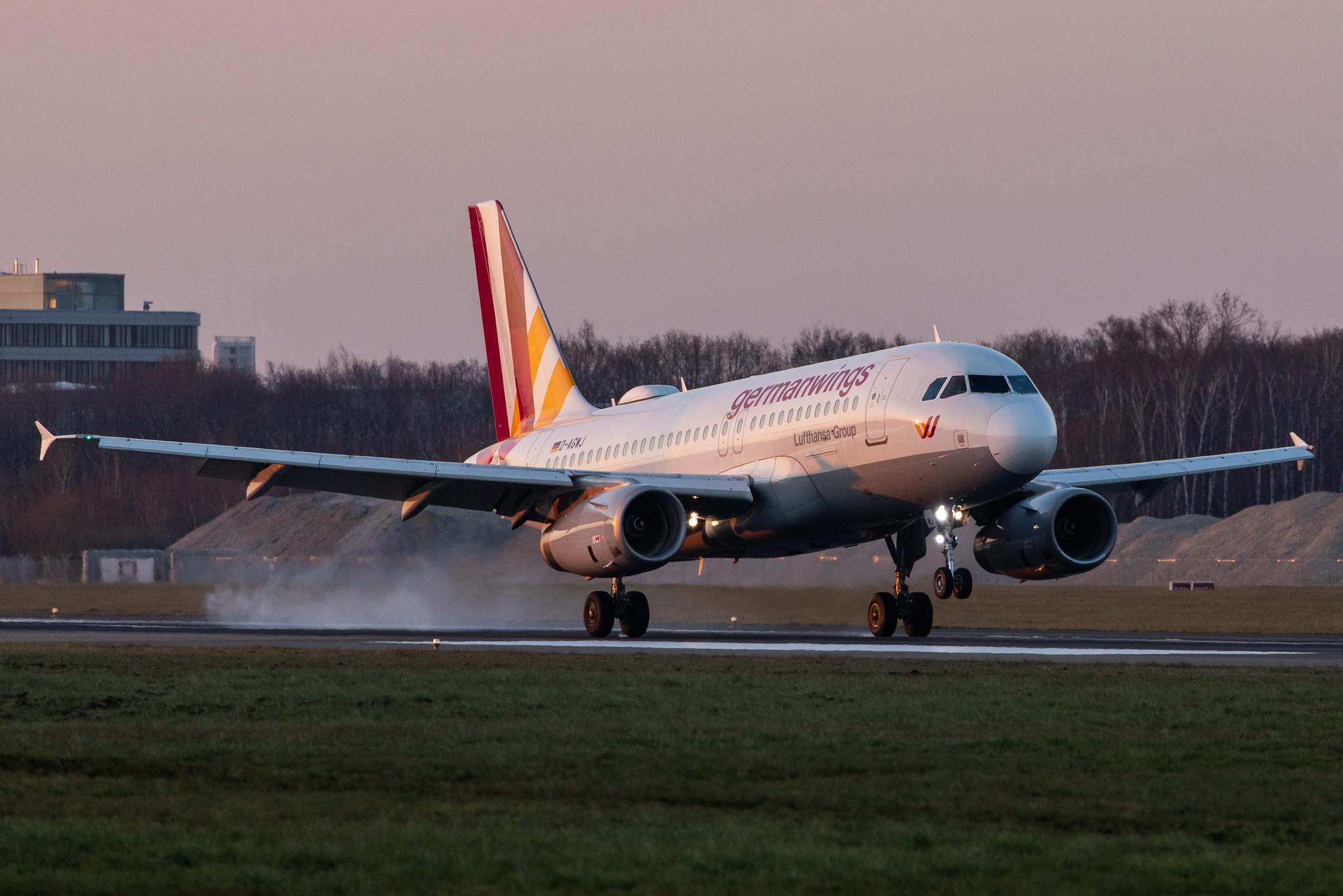 Hamburg Airport: Eurowings (EW / EWG) |  Airbus A319-132 A319 | D-AGWJ | MSN 3375