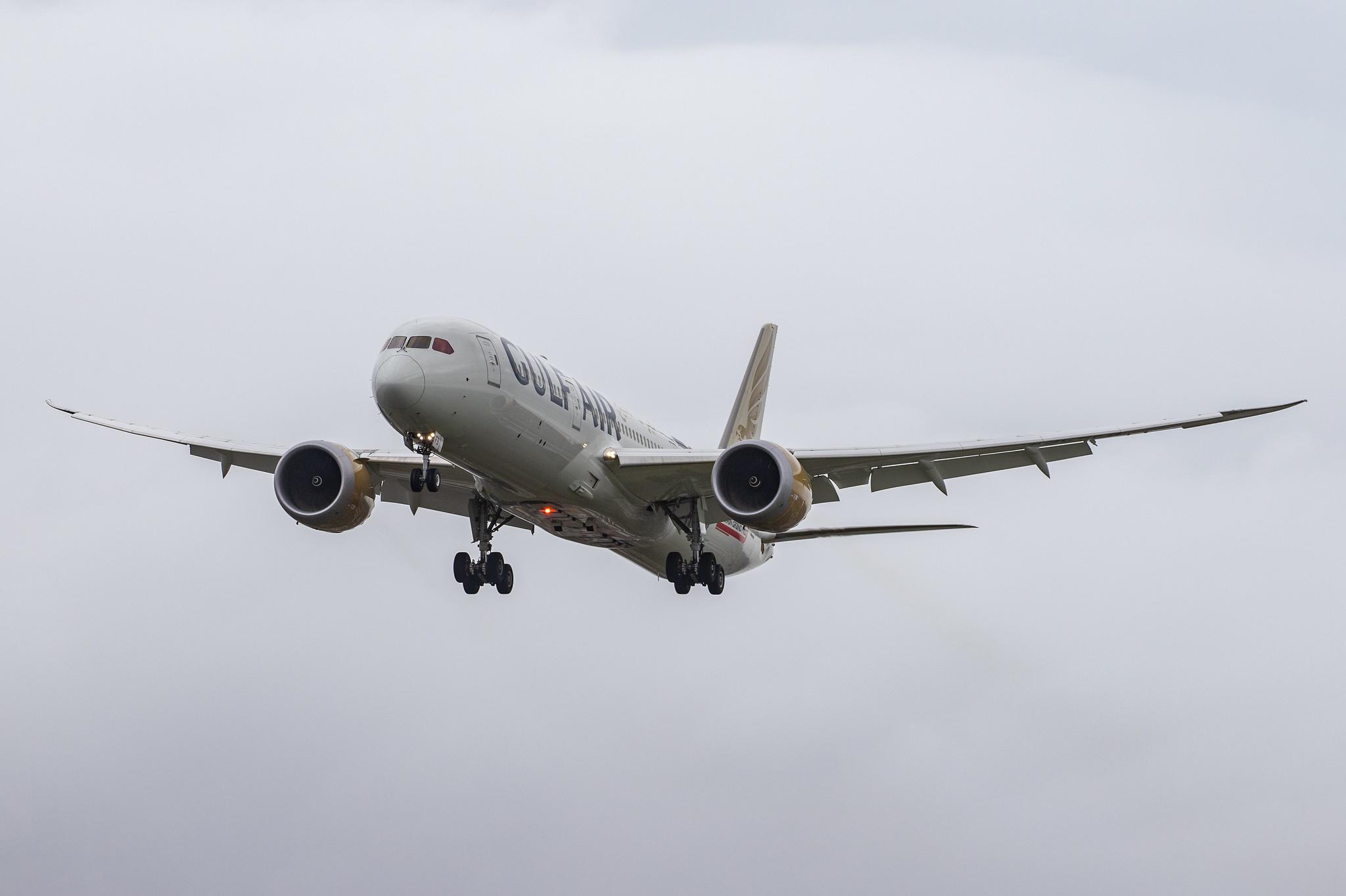 London Heathrow Airport: Gulf Air (GF / GFA) |  Boeing 787-9 Dreamliner B789 | A9C-FB | MSN 39997