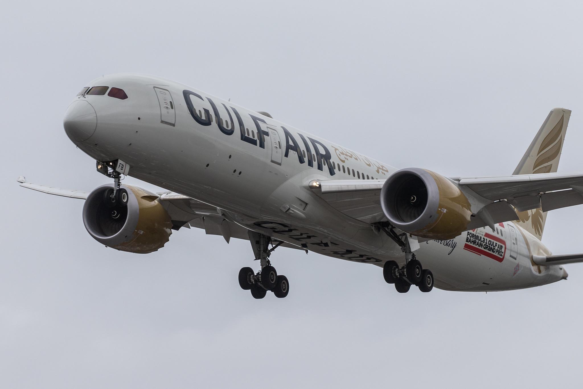 London Heathrow Airport: Gulf Air (GF / GFA) |  Boeing 787-9 Dreamliner B789 | A9C-FB | MSN 39997