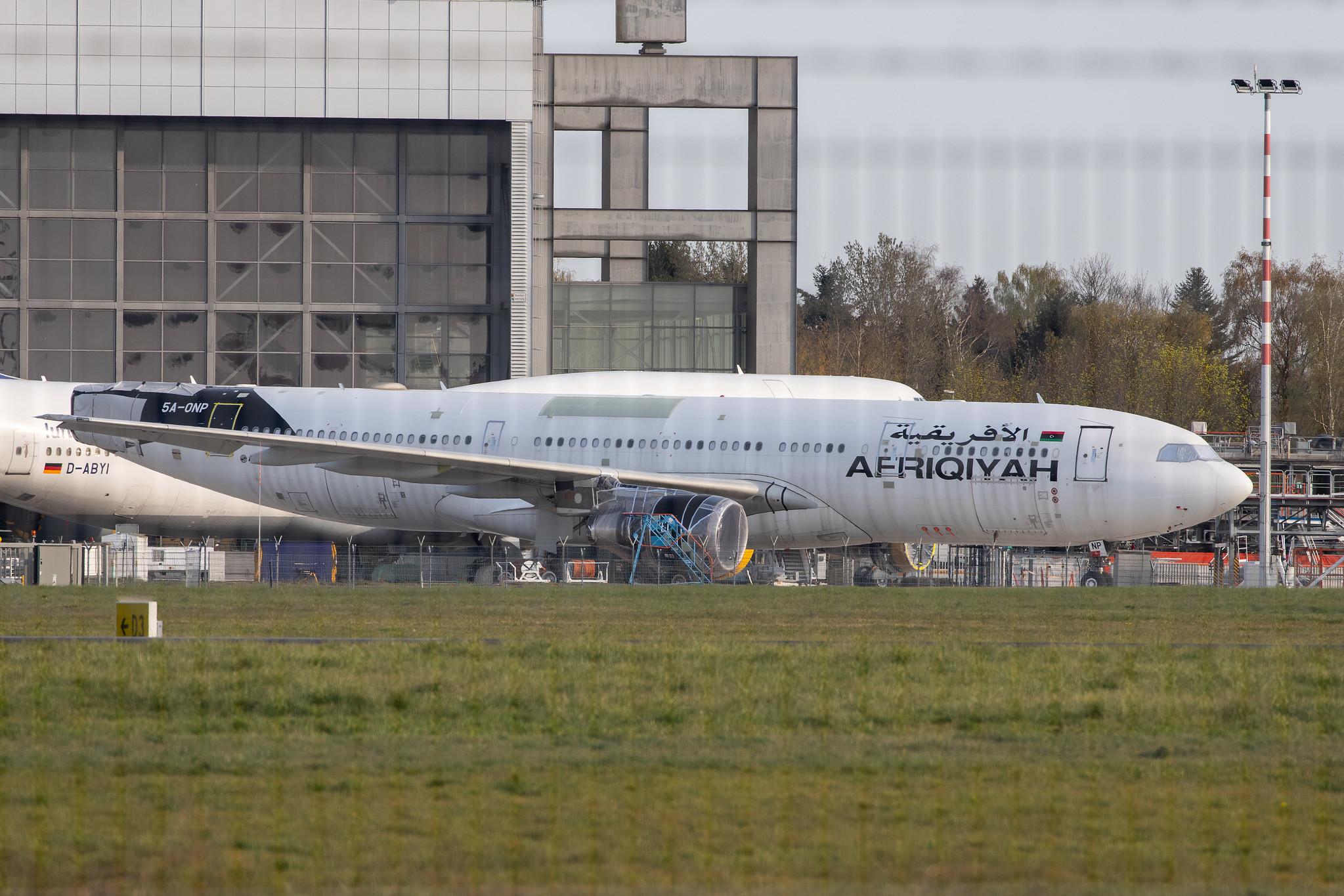 Hamburg Airport: Afriqiyah Airways |  Airbus A330-202 A332 | 5A-ONP | MSN 1472