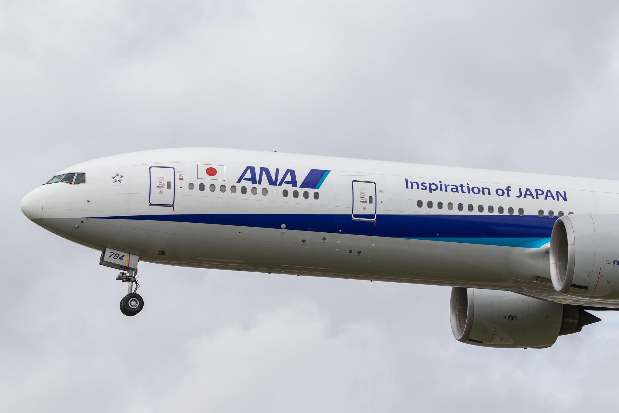 London Heathrow Airport: All Nippon Airways (NH / ANA) |  Boeing 777-381(ER) B77W | JA784A | MSN 37950