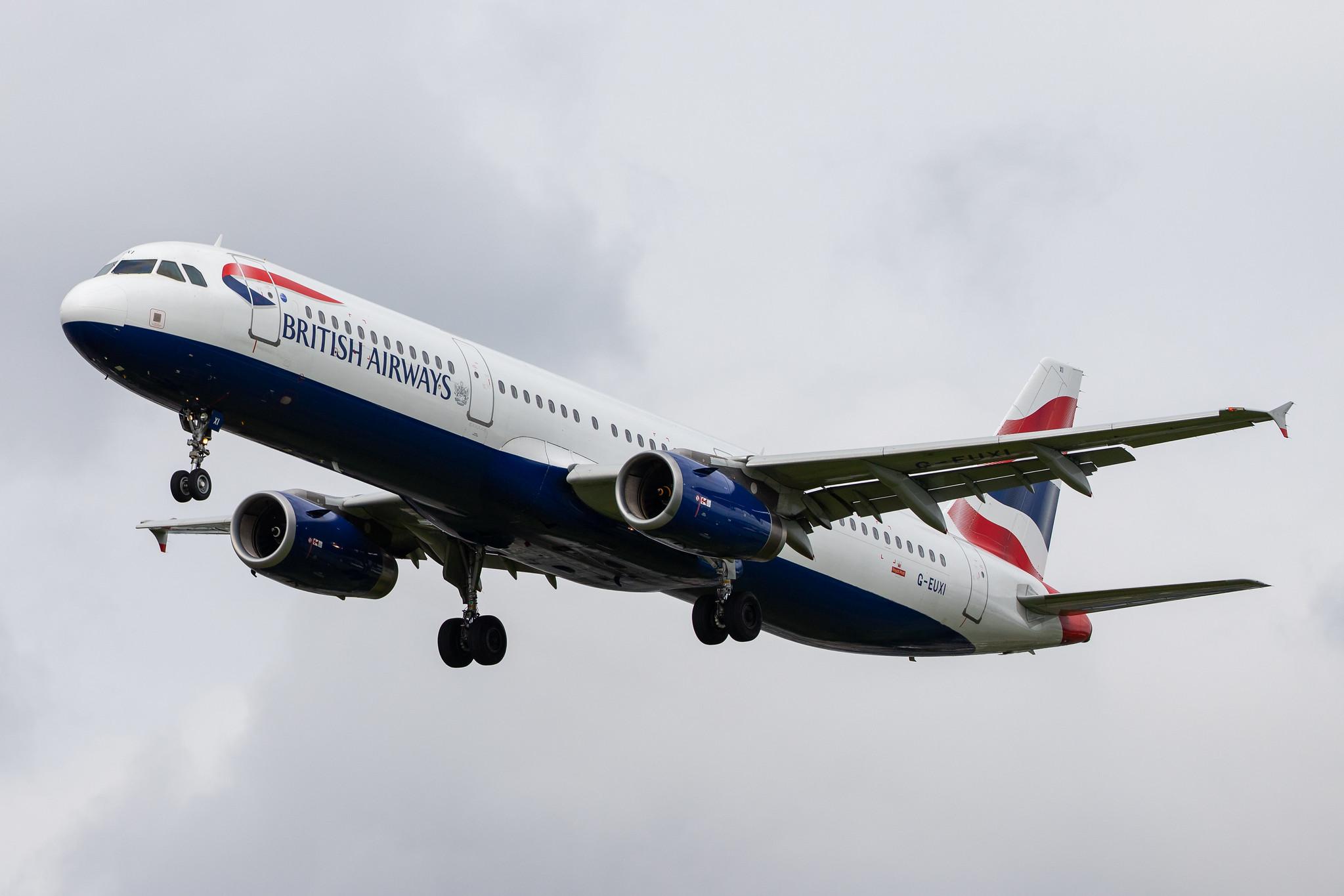 London Heathrow Airport: British Airways (BA / BAW) |  Airbus A321-231 A321 | G-EUXI | MSN 2536