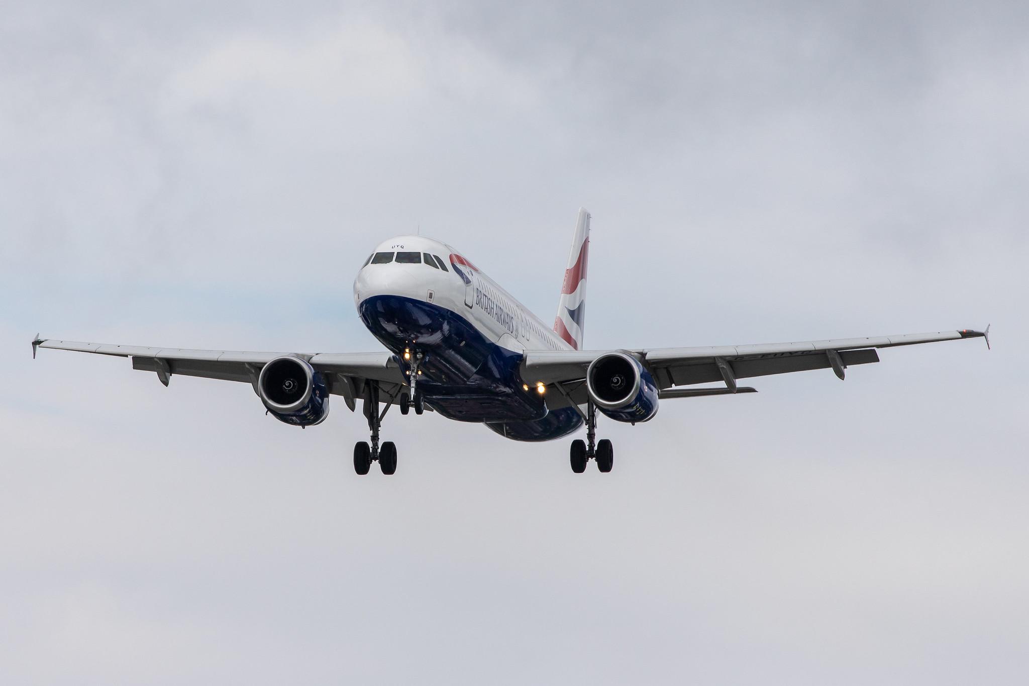 London Heathrow Airport: British Airways (BA / BAW) |  Airbus A320-232 A320 | G-EUYG | MSN 4238