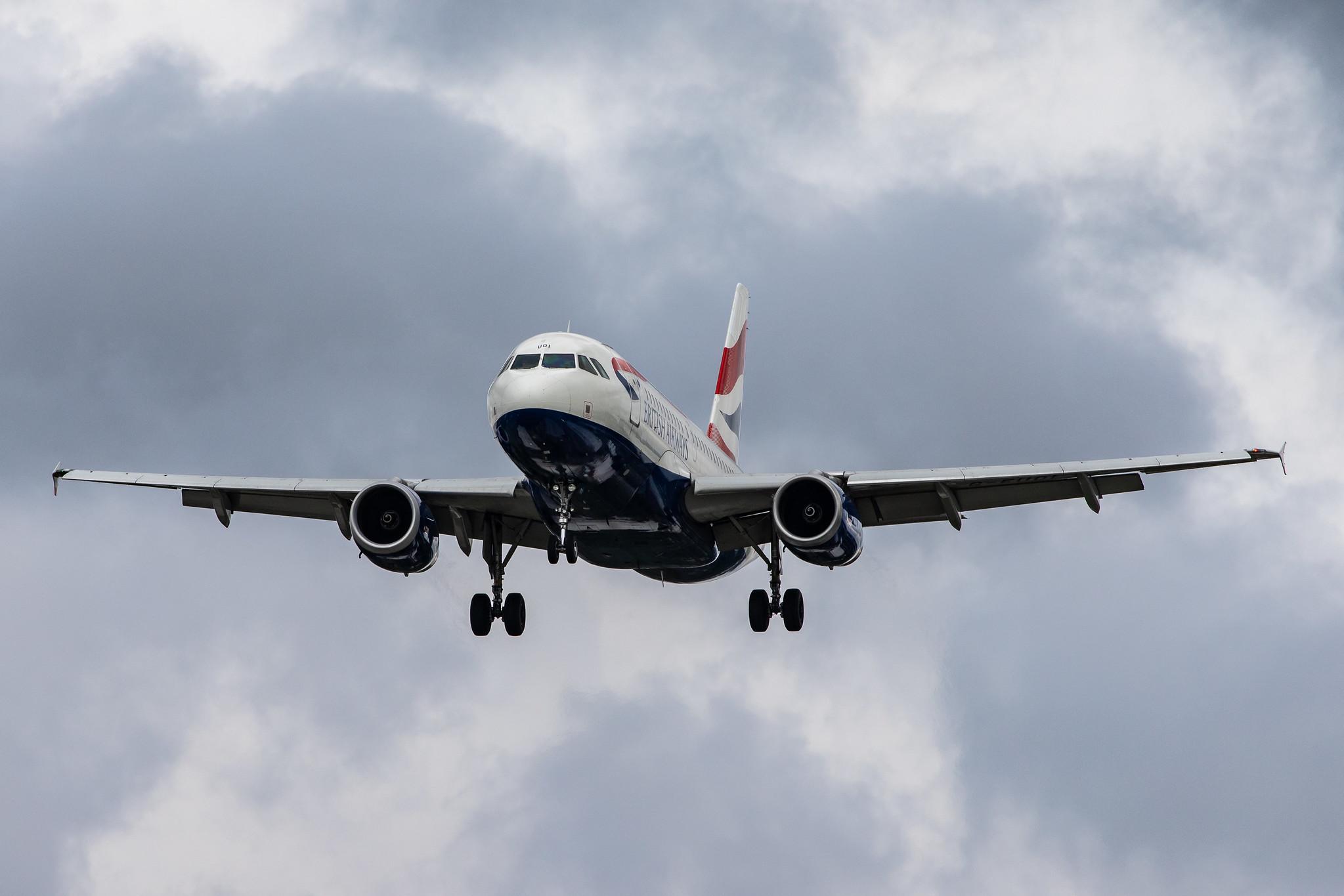 London Heathrow Airport: British Airways (BA / BAW) |  Airbus A319-131 A319 | G-EUOI | MSN 1606