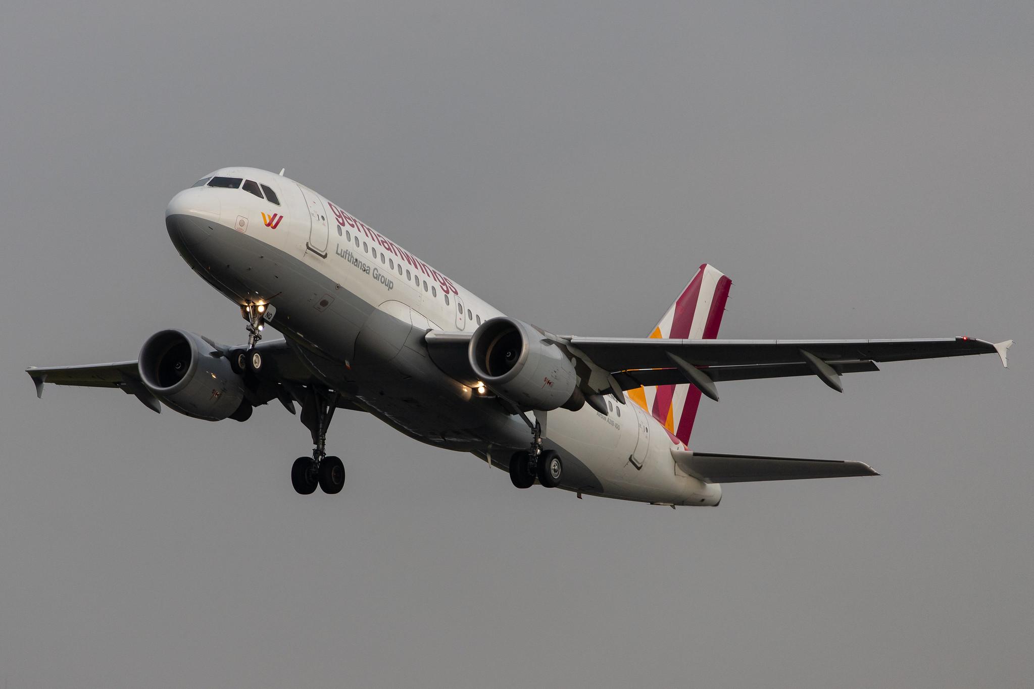 Hamburg Airport: Eurowings (EW / EWG) | Operator: Germanwings |  Airbus A319-112 A319 | D-AKNQ | MSN 1170