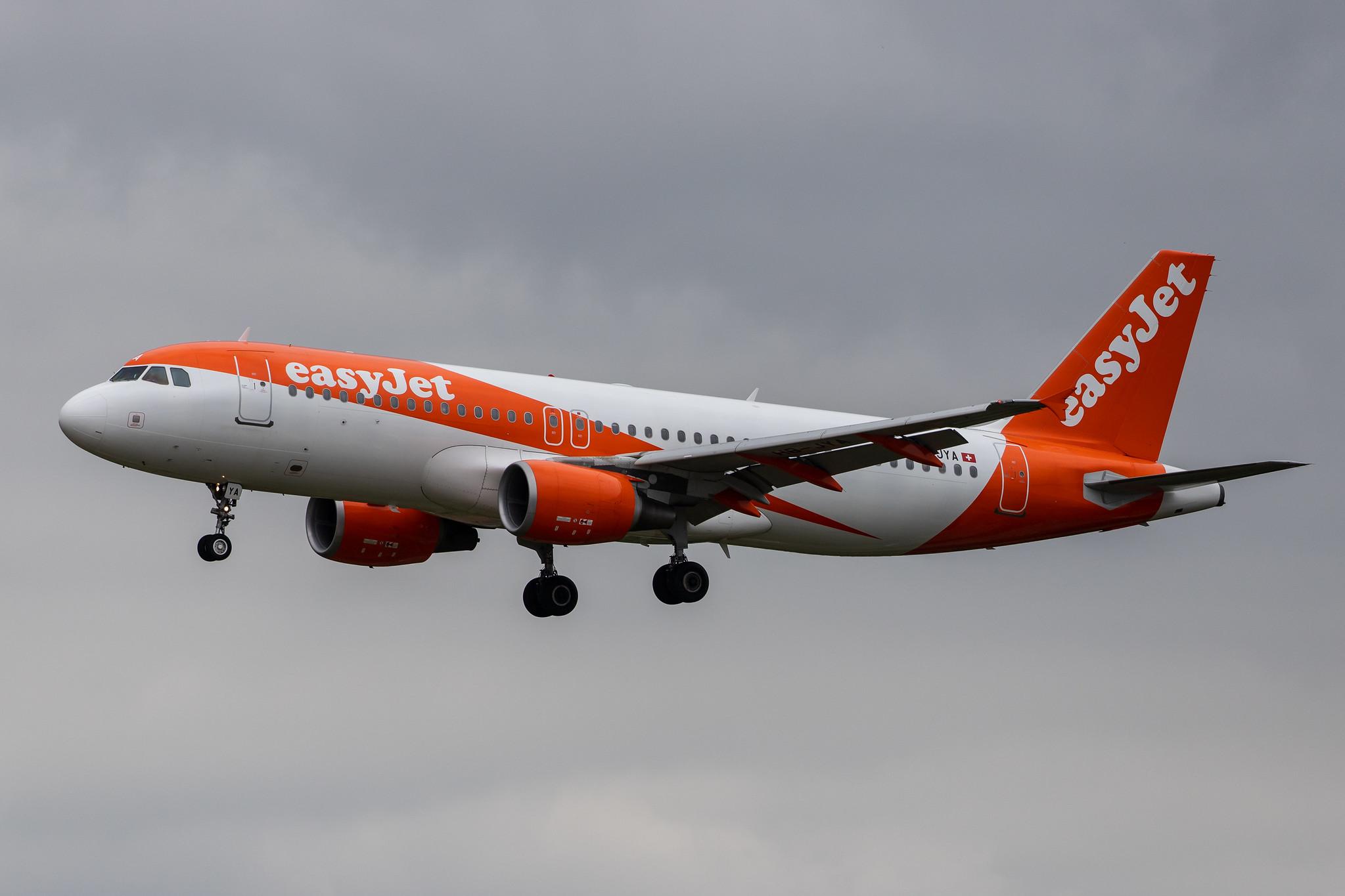 Hamburg Airport: easyJet (U2 / EZY) | Operator: easyJet Switzerland |  Airbus A320-214 A320 | HB-JYA | MSN 4250