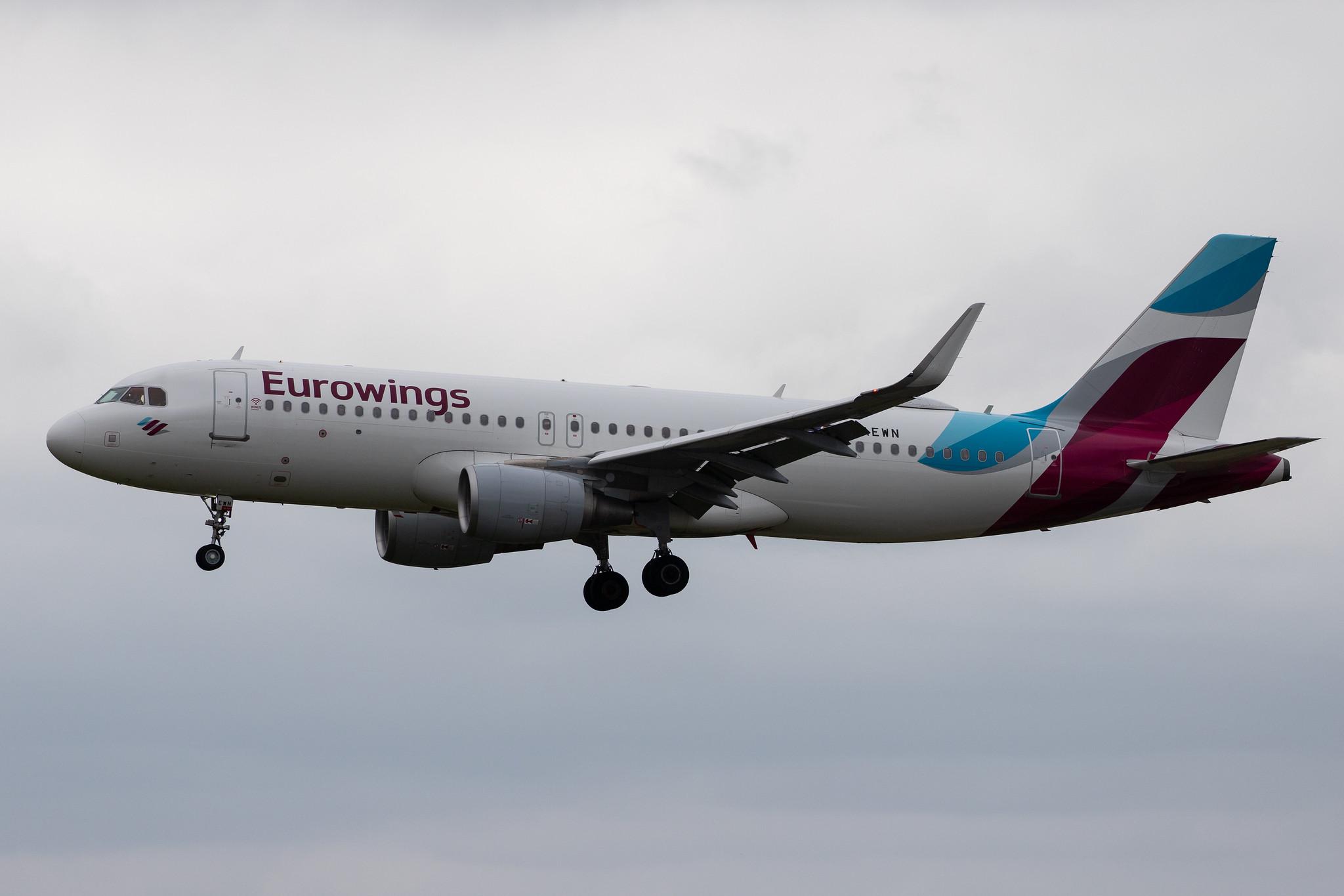 Hamburg Airport: Eurowings (EW / EWG) |  Airbus A320-214 A320 | D-AEWN | MSN 7393