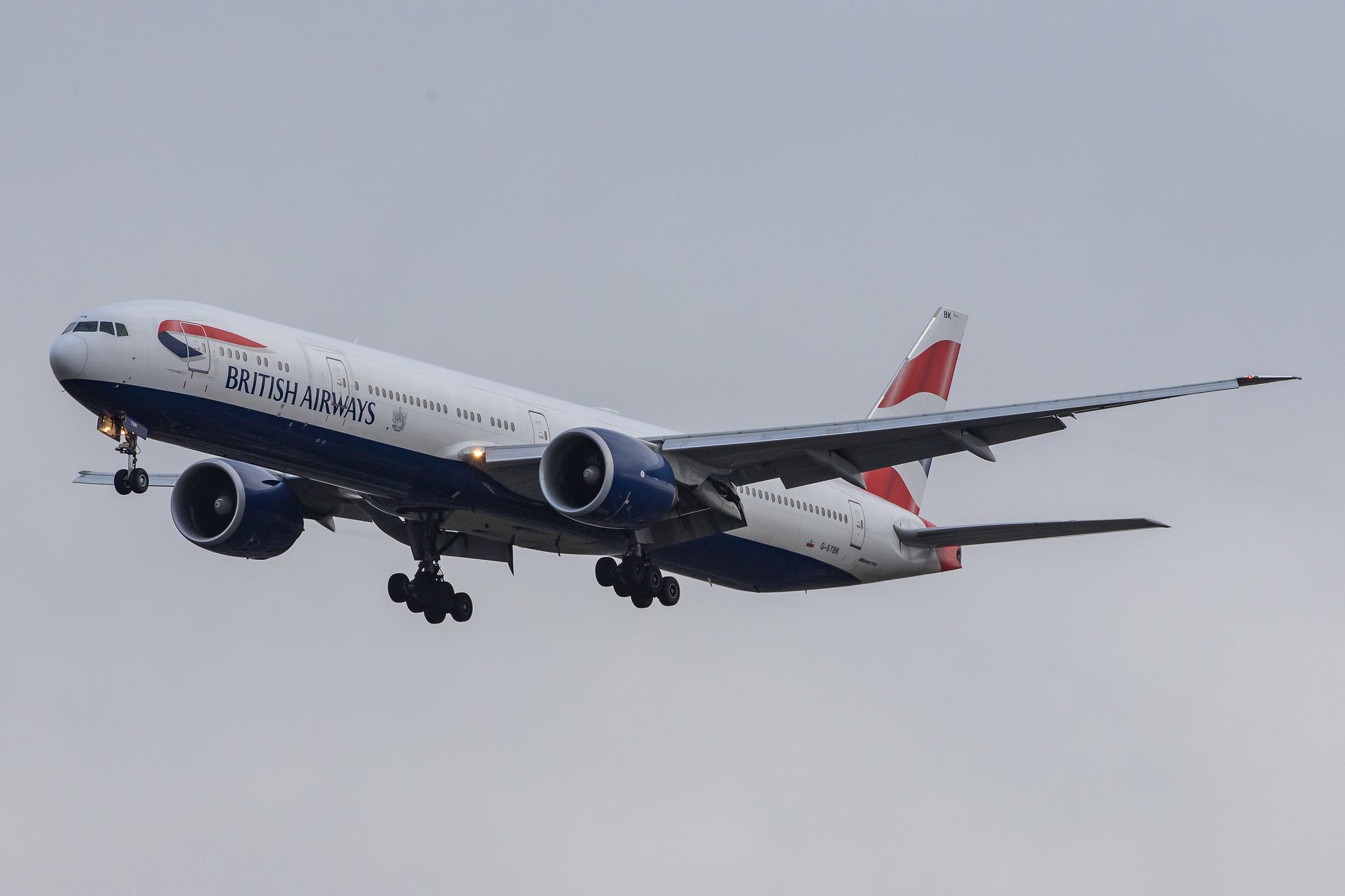 London Heathrow Airport: British Airways (BA / BAW) |  Boeing 777-336(ER) B77W | G-STBK | MSN 42121