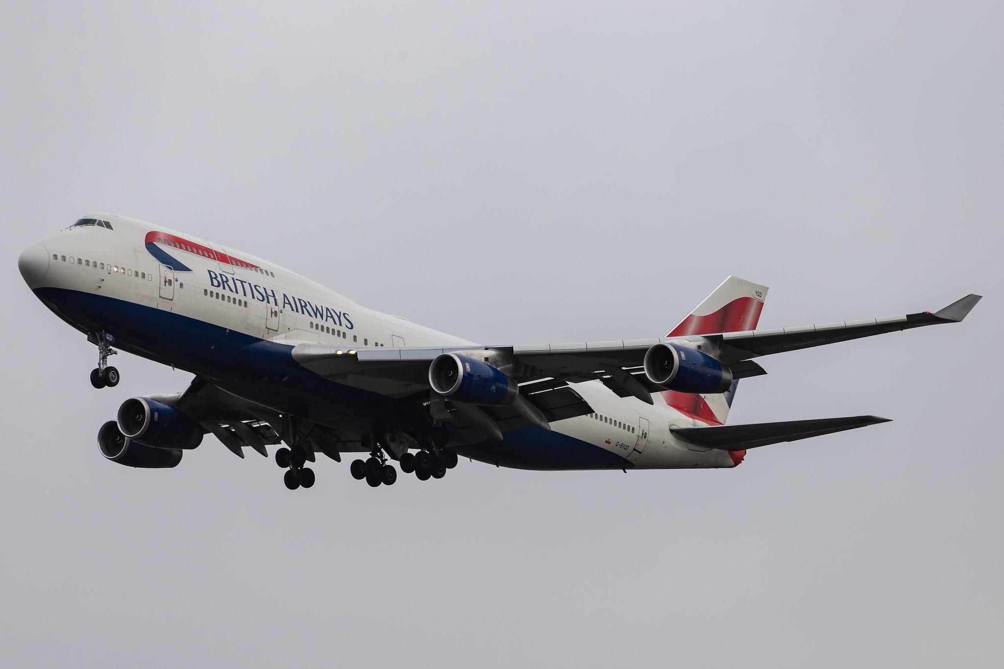London Heathrow Airport: British Airways (BA / BAW) |  Boeing 747-436 B744 | G-BYGD | MSN 28857