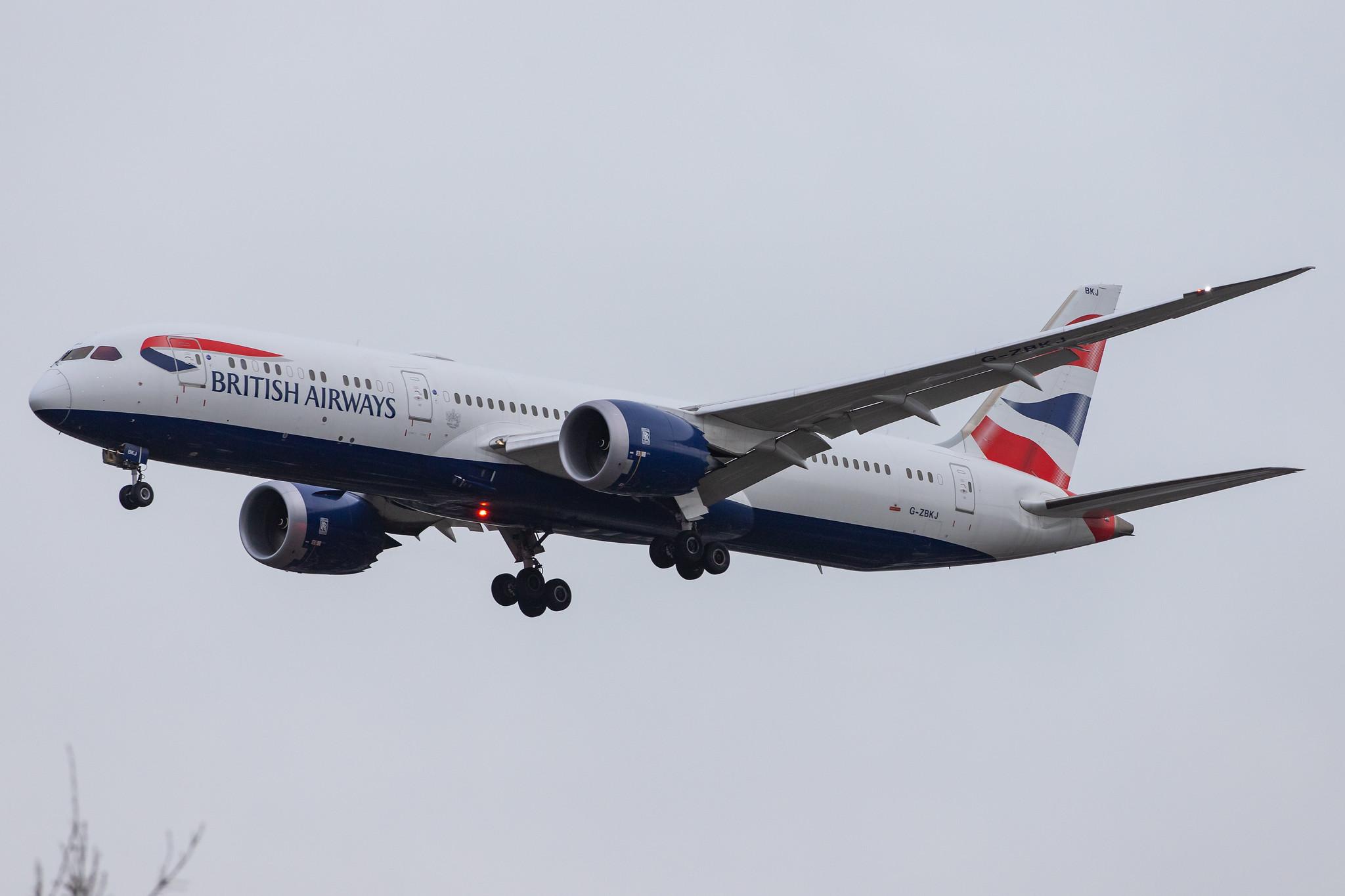 London Heathrow Airport: British Airways (BA / BAW) |  Boeing 787-9 Dreamliner B789 | G-ZBKJ | MSN 38626