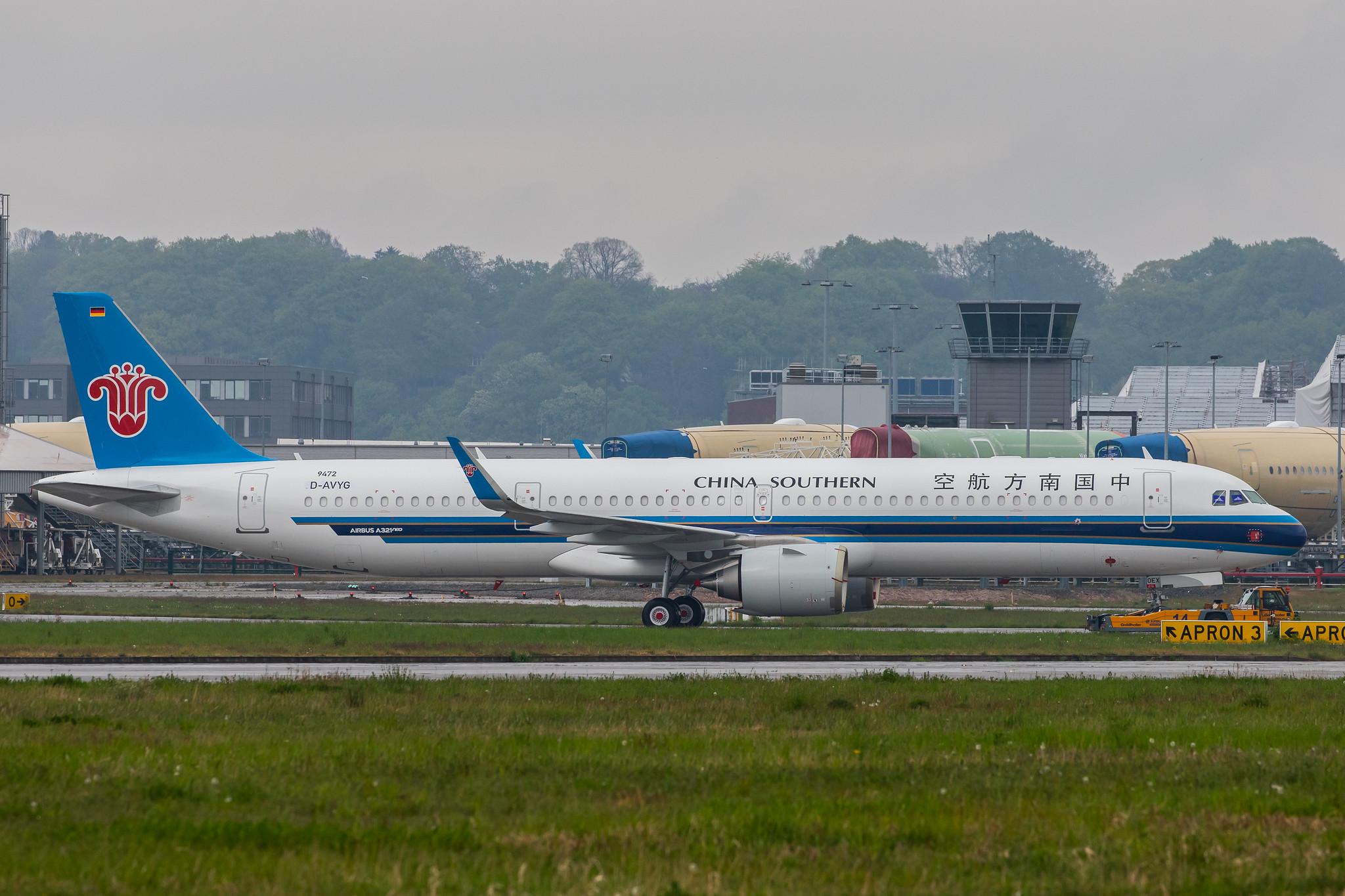 Flugplatz Hamburg-Finkenwerder: Airbus (/ AIB) |  Airbus A321-253NX A21N | D-AVYG | MSN 9472 (Future: China Southern Airlines  CZ / CSN, B-)
