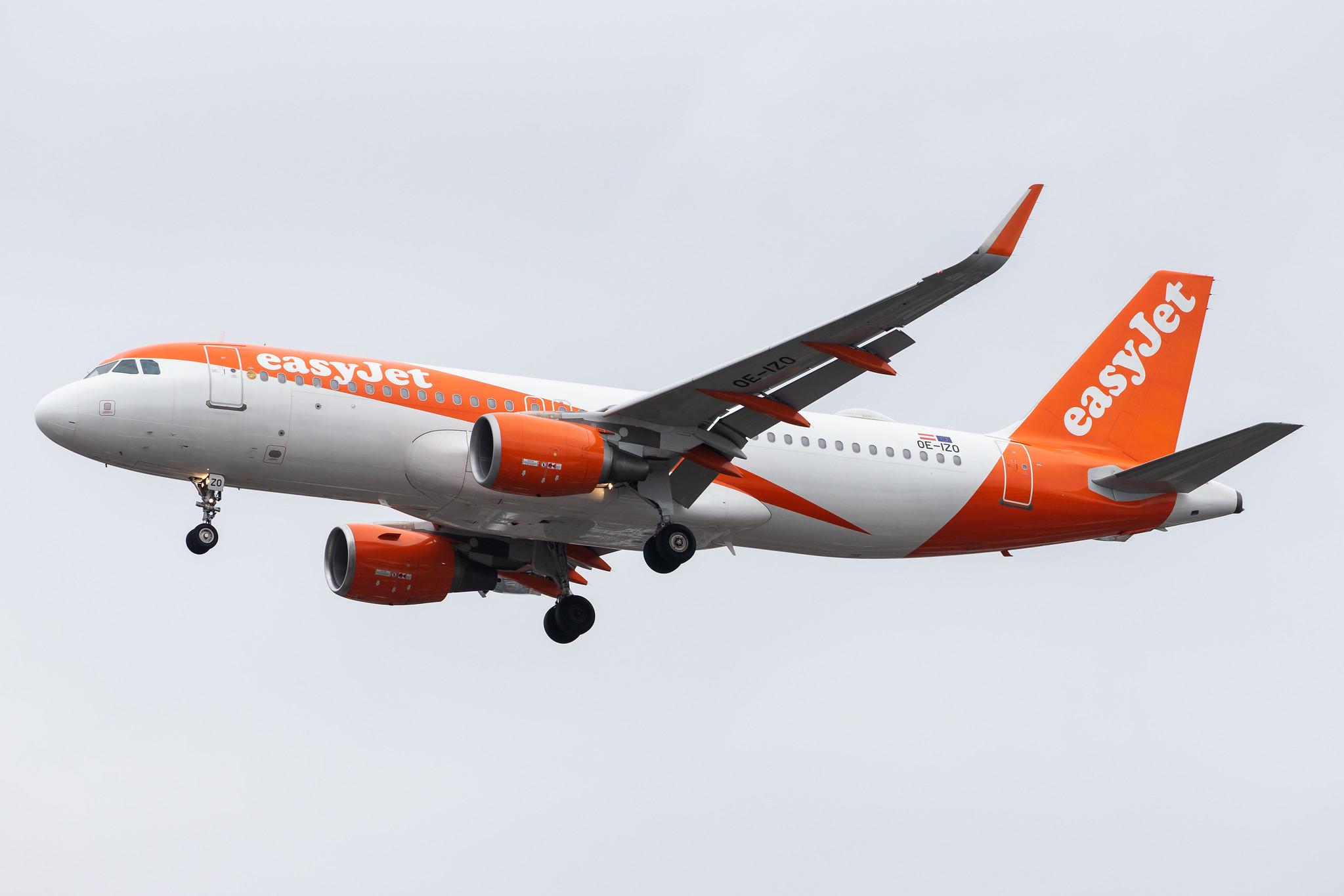 Flughafen Berlin Tegel (TXL): easyJet (U2 / EZY) | Operator: easyJet Europe |  Airbus A320-214 A320 | OE-IZO | MSN 5522