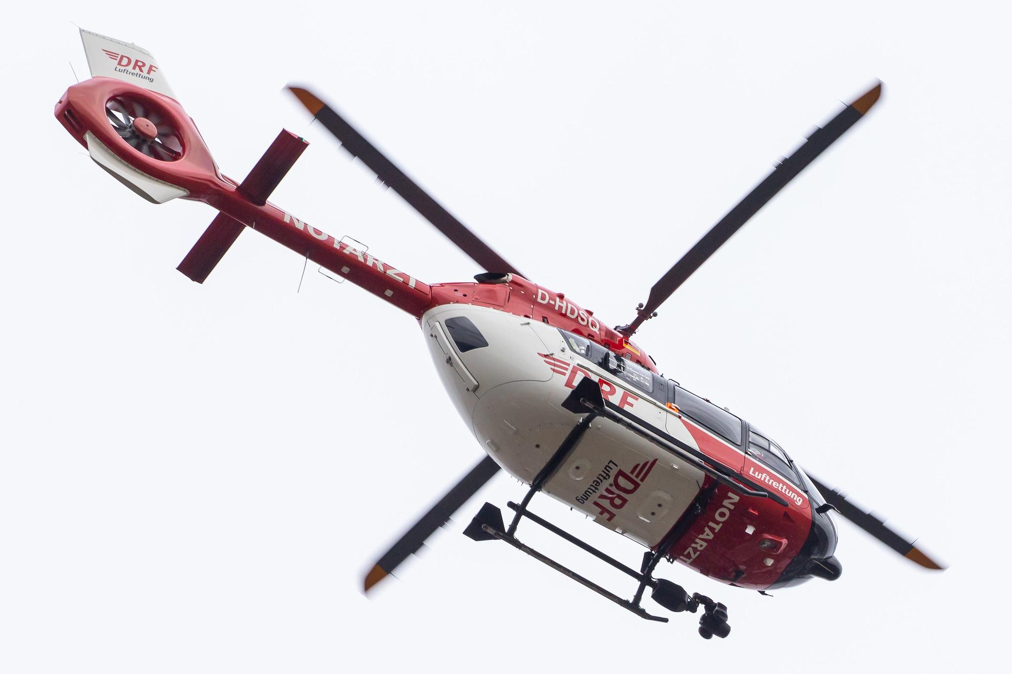 Flughafen Berlin Tegel (TXL): German Air Rescue |  Eurocopter EC145 T2 EC45 | D-HDSQ | MSN 20222