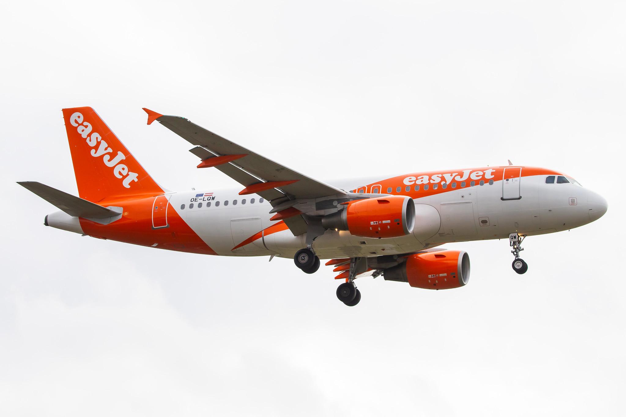 Flughafen Berlin Tegel (TXL): easyJet (U2 / EZY) | Operator: easyJet Europe |  Airbus A319-111 A319 | OE-LQW | MSN 4129