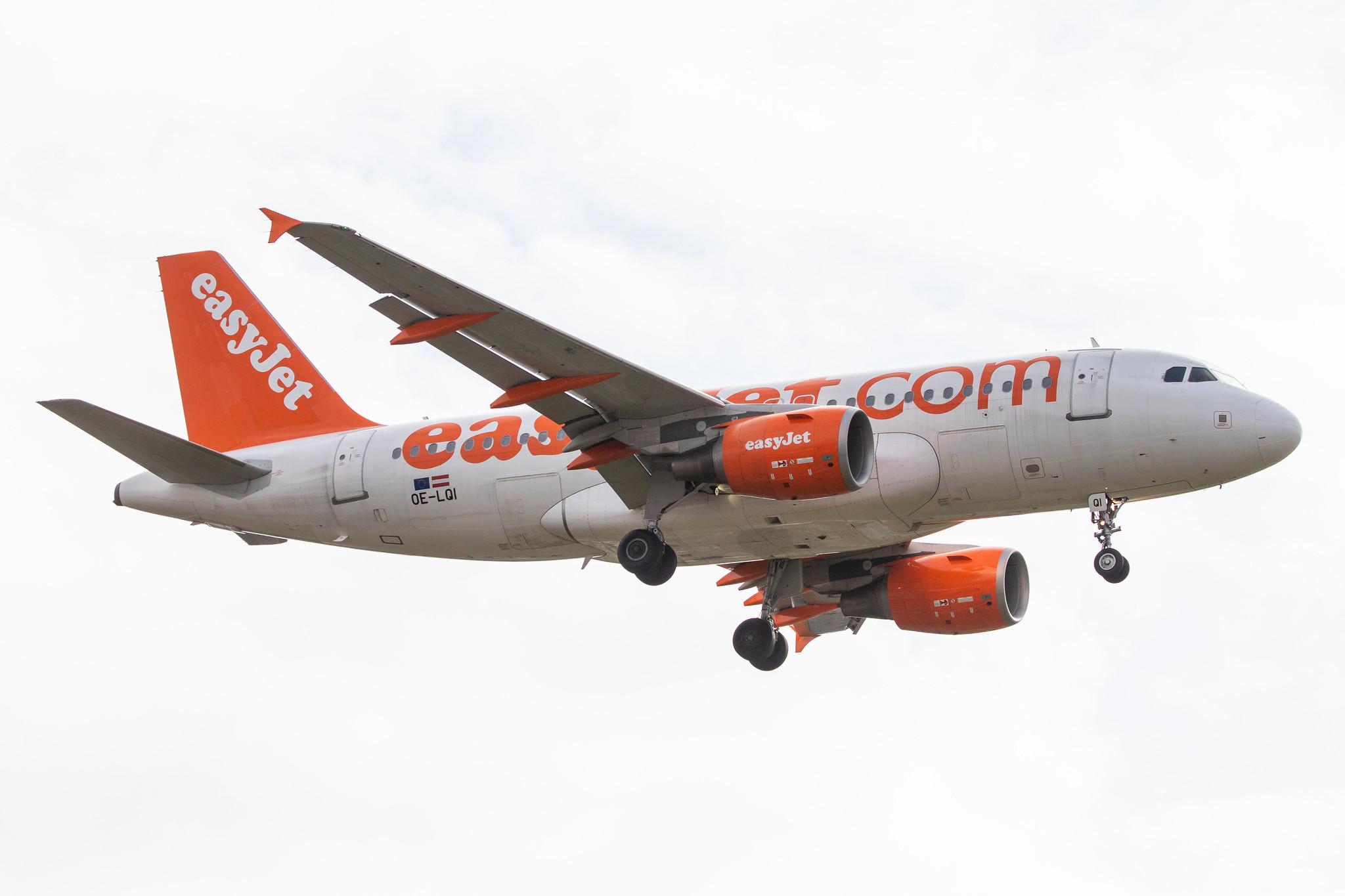 Flughafen Berlin Tegel (TXL): easyJet (U2 / EZY) | Operator: easyJet Europe |  Airbus A319-111 A319 | OE-LQI | MSN 3411