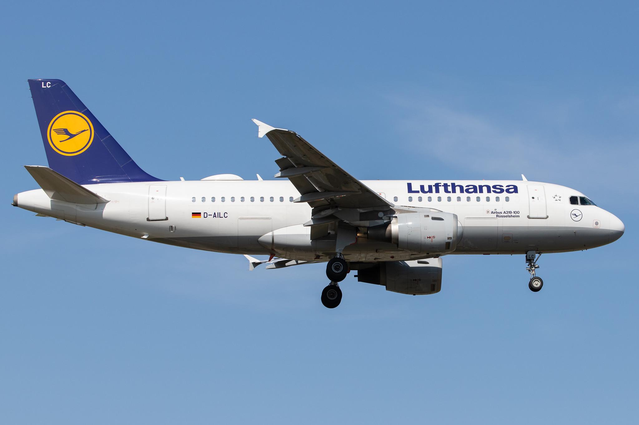 Frankfurt Airport: Lufthansa (LH / DLH) |  Airbus A319-114 A319 | D-AILC | MSN 0616
