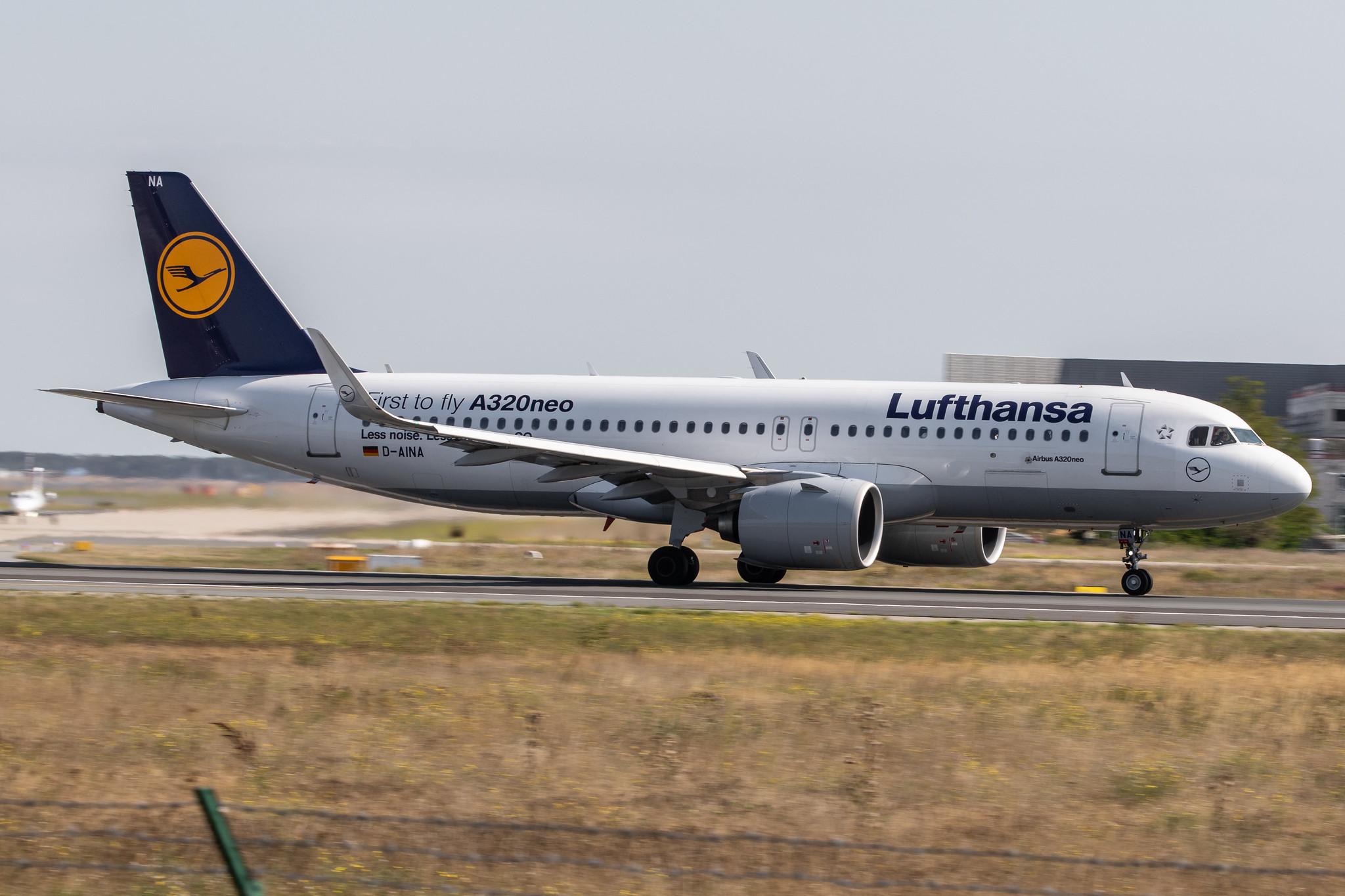 Frankfurt Airport: Lufthansa (LH / DLH) |  Airbus A320-271N A20N | D-AINA | MSN 6801