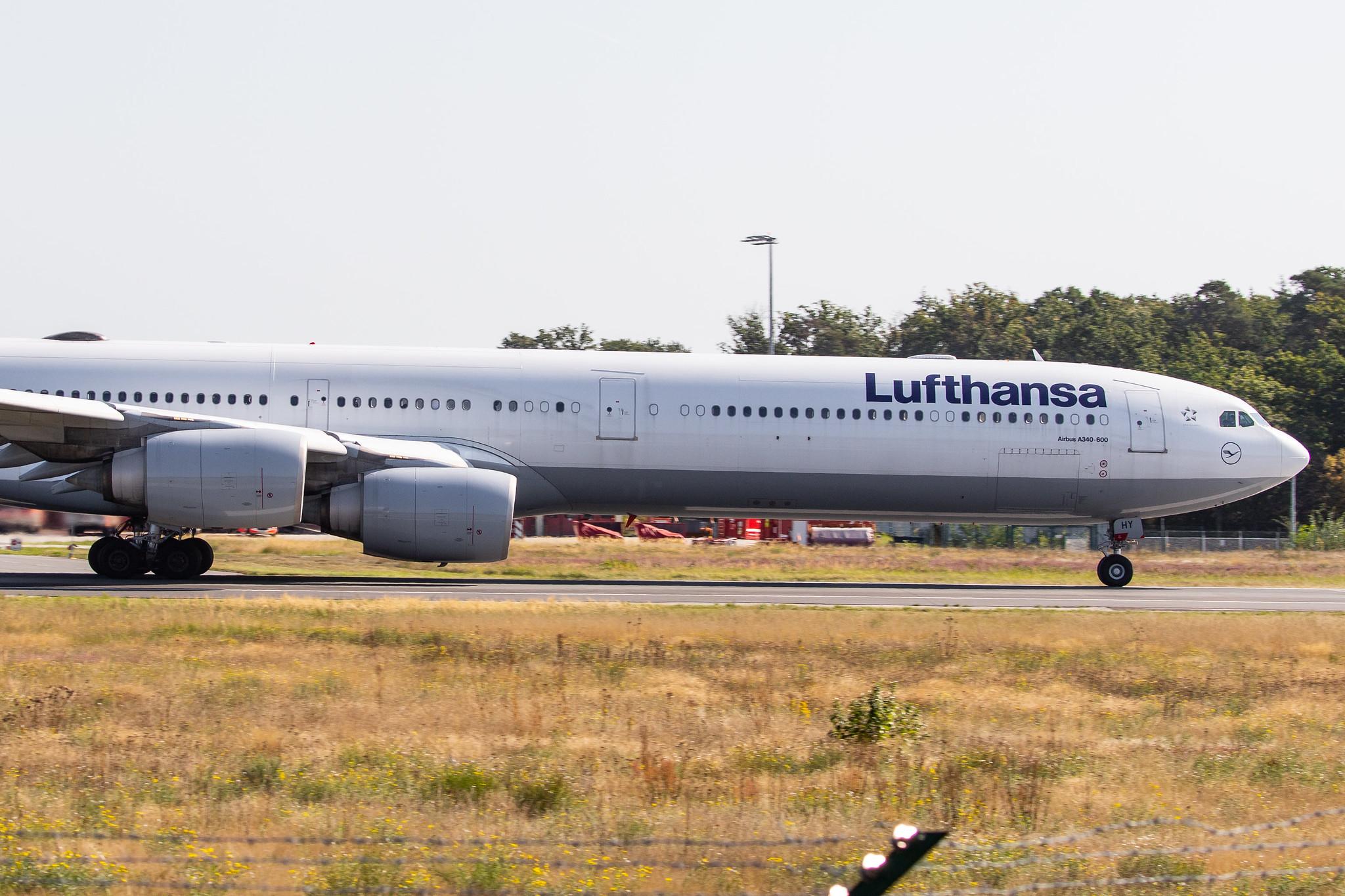 Frankfurt Airport: Lufthansa (LH / DLH) |  Airbus A340-642 A346 | D-AIHY | MSN 0987