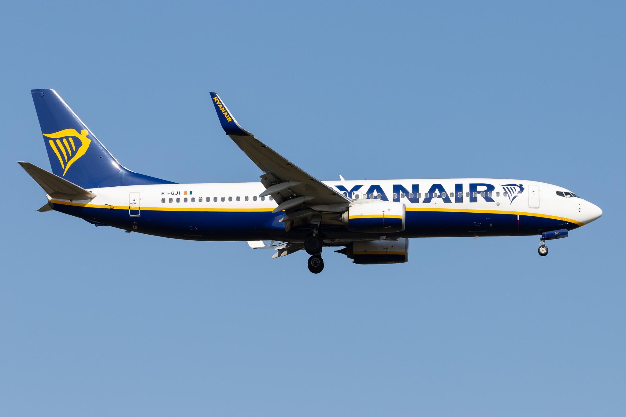 Frankfurt Airport: Ryanair (FR / RYR) |  Boeing 737-8AS B738 | EI-GJI | MSN 44826