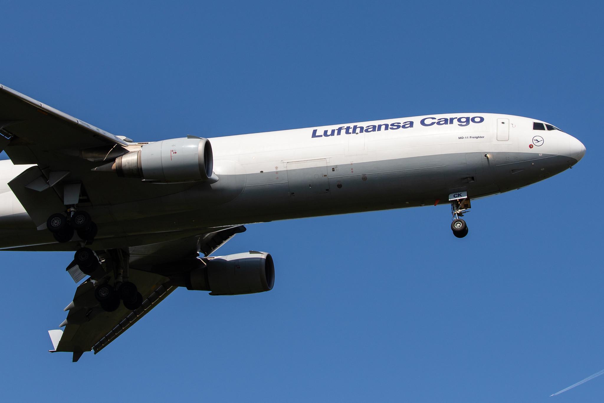 Frankfurt Airport: Lufthansa Cargo (/ GEC) |  McDonnell Douglas MD-11F MD11 | D-ALCK | MSN 48803