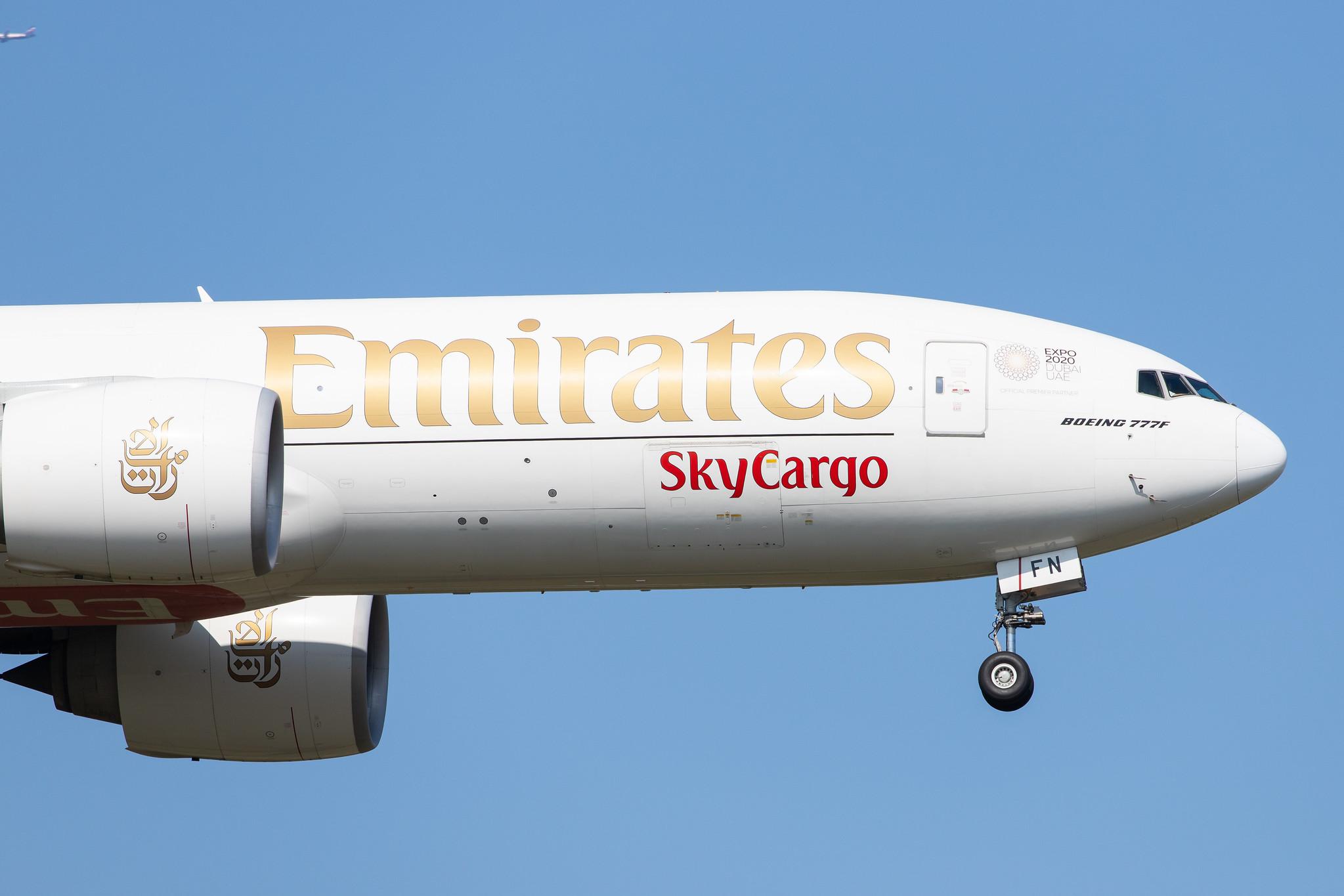 Frankfurt Airport: Emirates SkyCargo (EK / UAE) | Operator: Emirates |  Boeing 777-F1H B77L | A6-EFN | MSN 42232