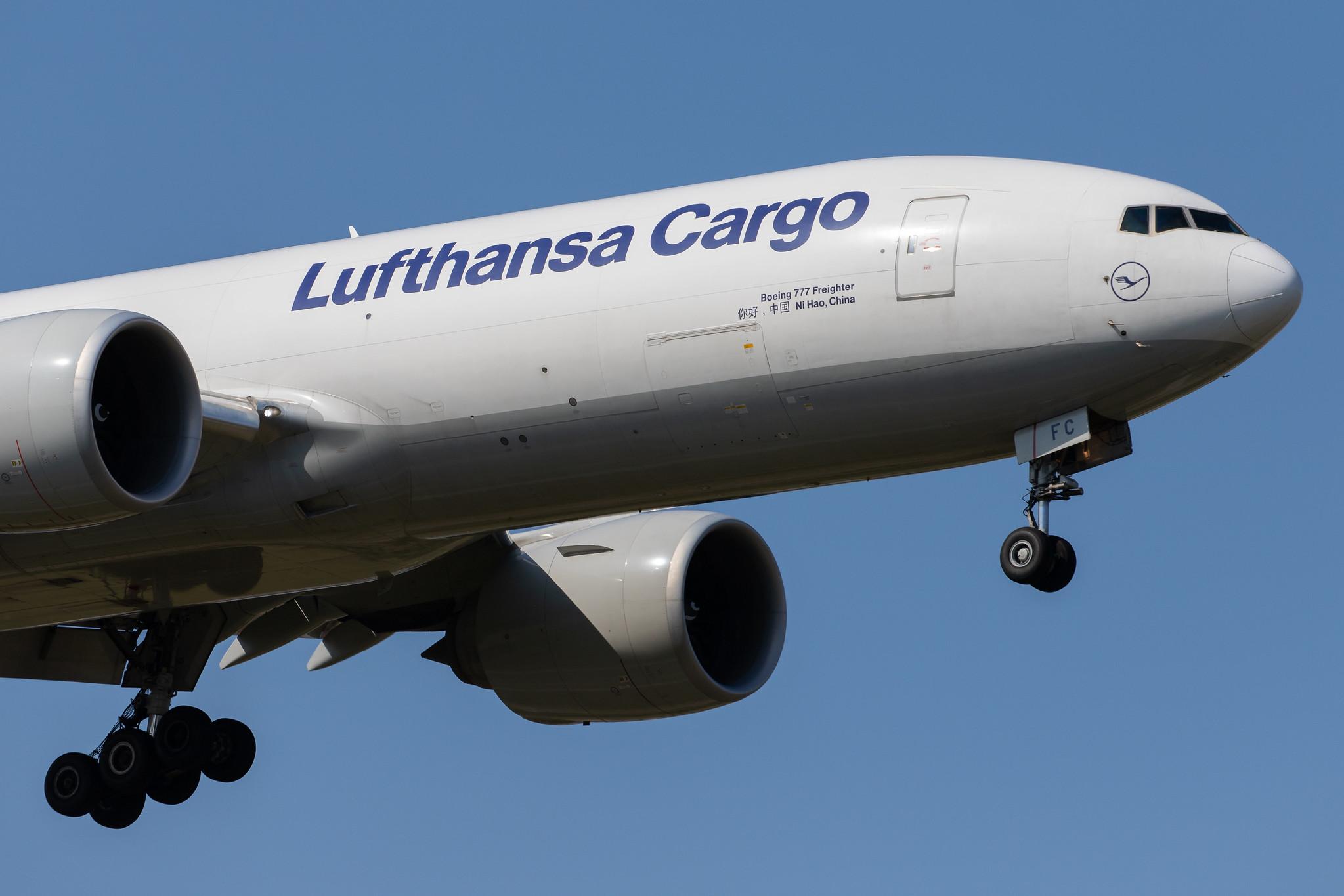 Frankfurt Airport: Lufthansa Cargo (/ GEC) |  Boeing 777-FBT B77L | D-ALFC | MSN 41676