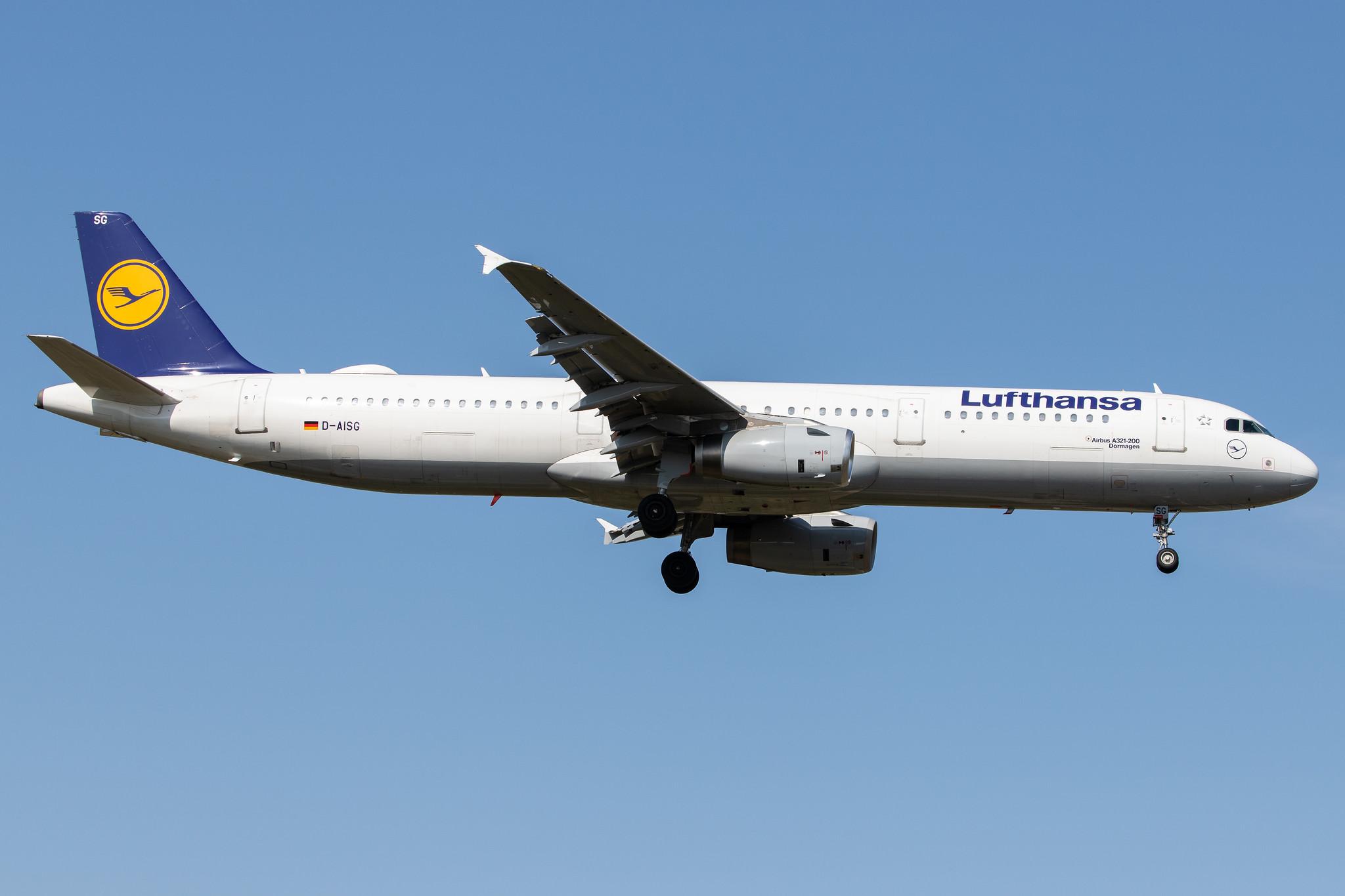 Frankfurt Airport: Lufthansa (LH / DLH) |  Airbus A321-231 A321 | D-AISG | MSN 1273