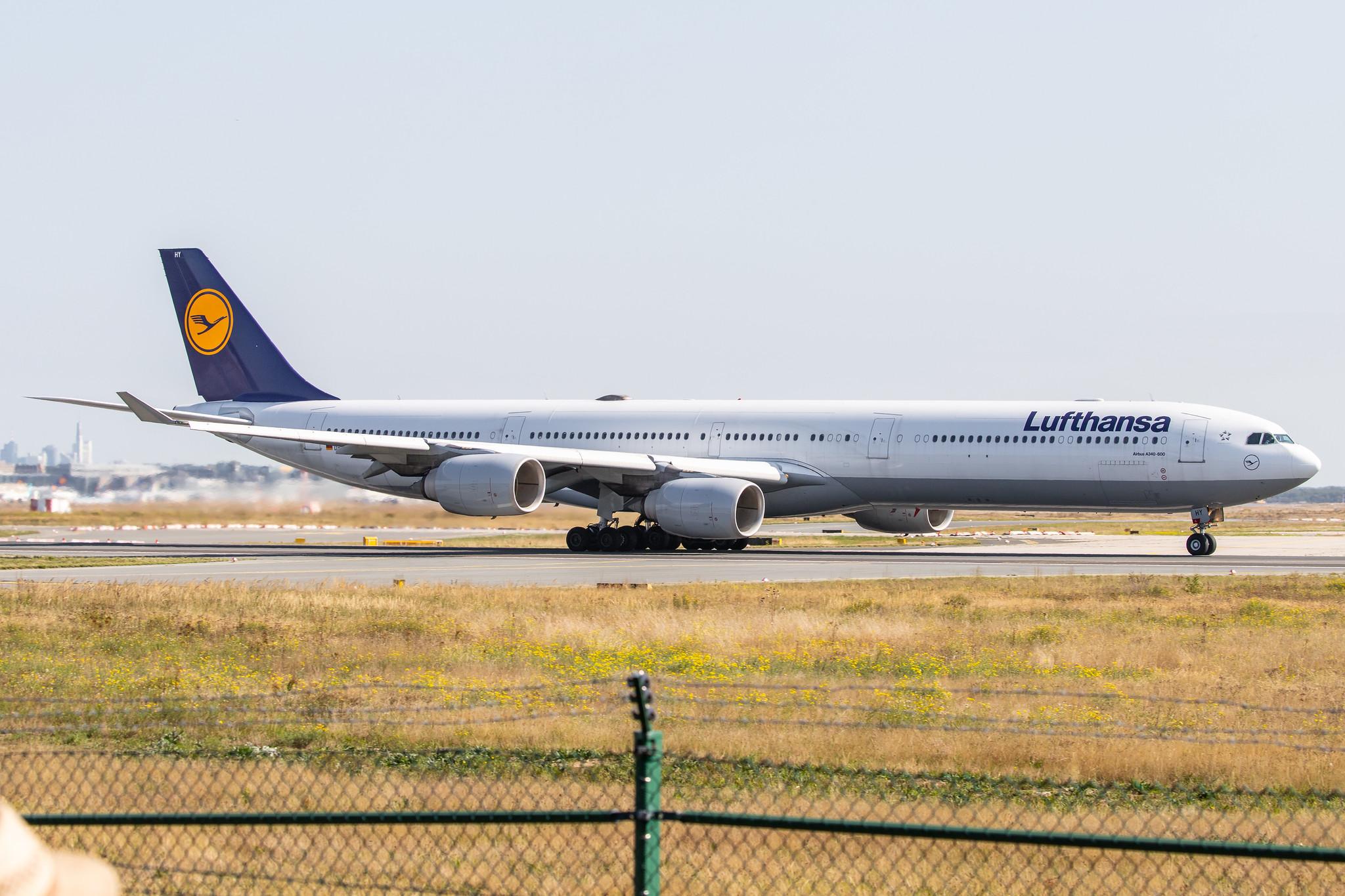 Frankfurt Airport: Lufthansa (LH / DLH) |  Airbus A340-642 A346 | D-AIHY | MSN 0987