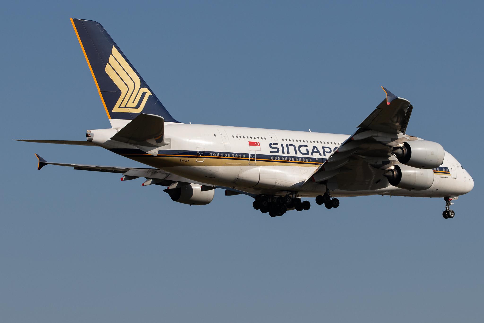 Frankfurt Airport: Singapore Airlines (SQ / SIA) |  Airbus A380-841 A388 | 9V-SKK | MSN 051