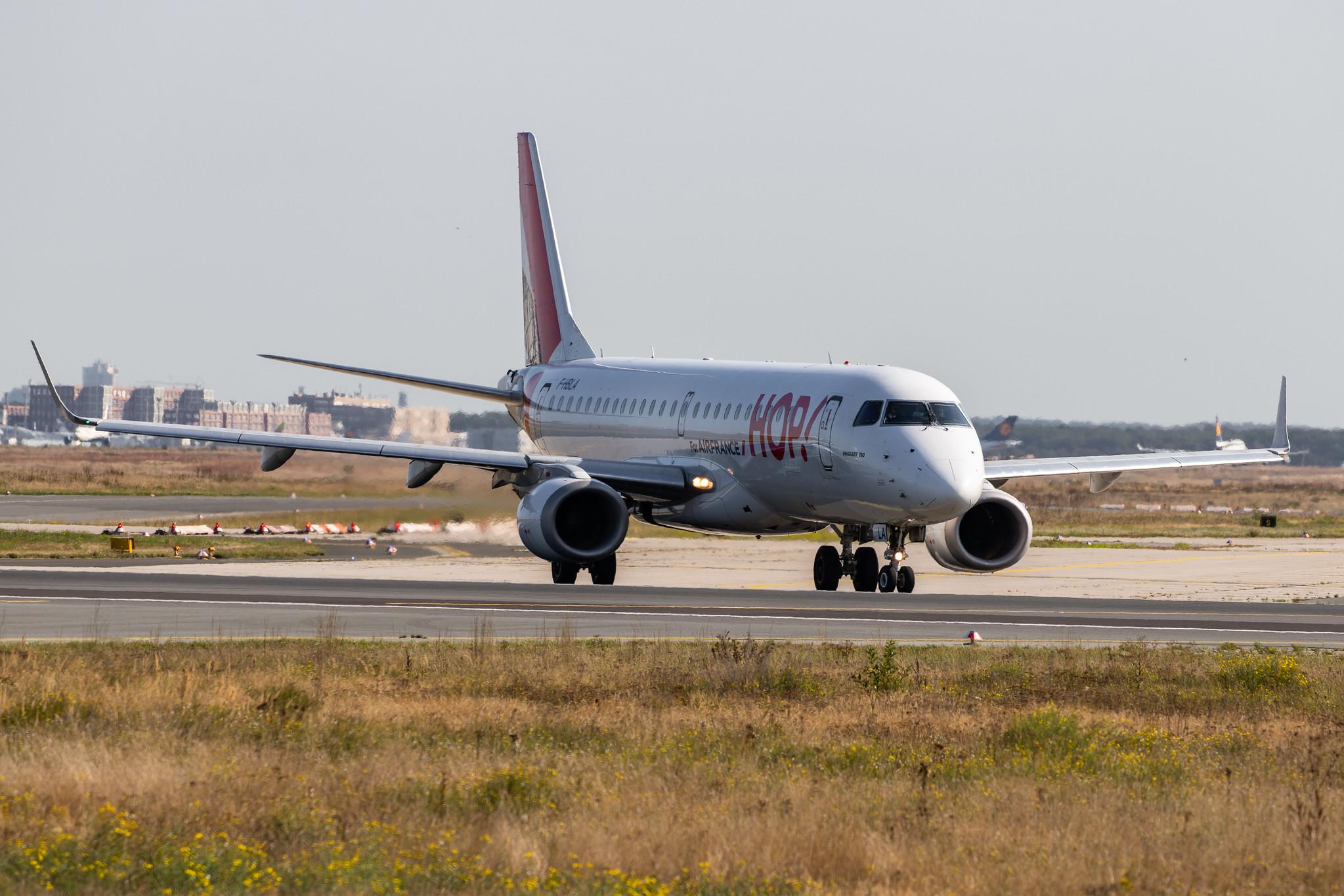 Frankfurt Airport: Air France (AF / AFR) | Operator: Air France Hop |  Embraer E190LR E190 | F-HBLA | MSN 19000051