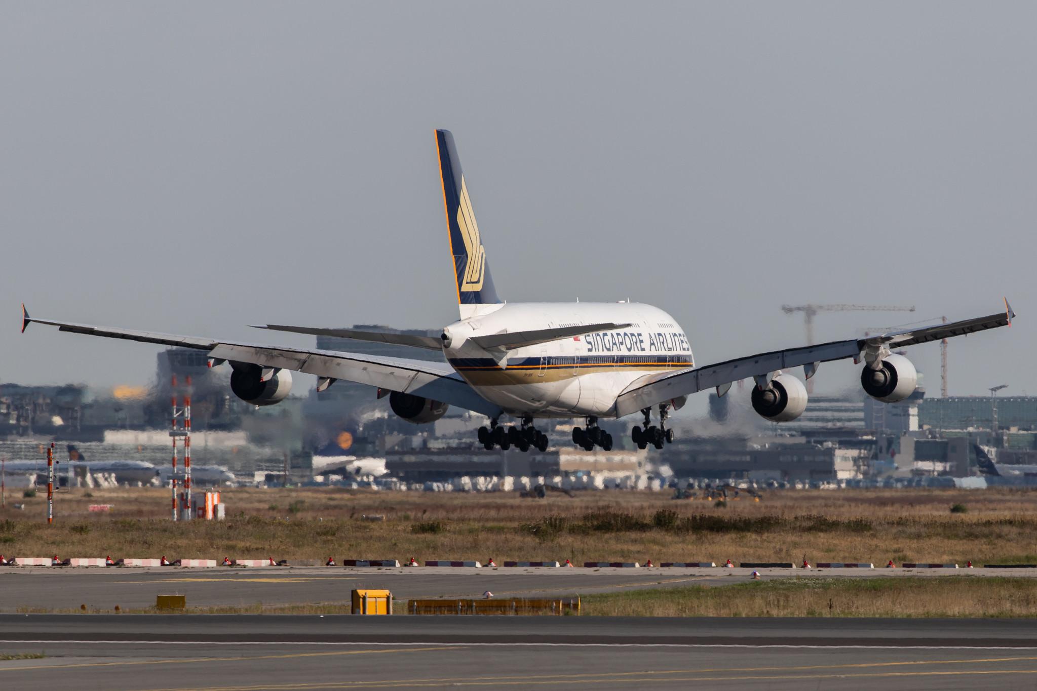 Frankfurt Airport: Singapore Airlines (SQ / SIA) |  Airbus A380-841 A388 | 9V-SKK | MSN 051