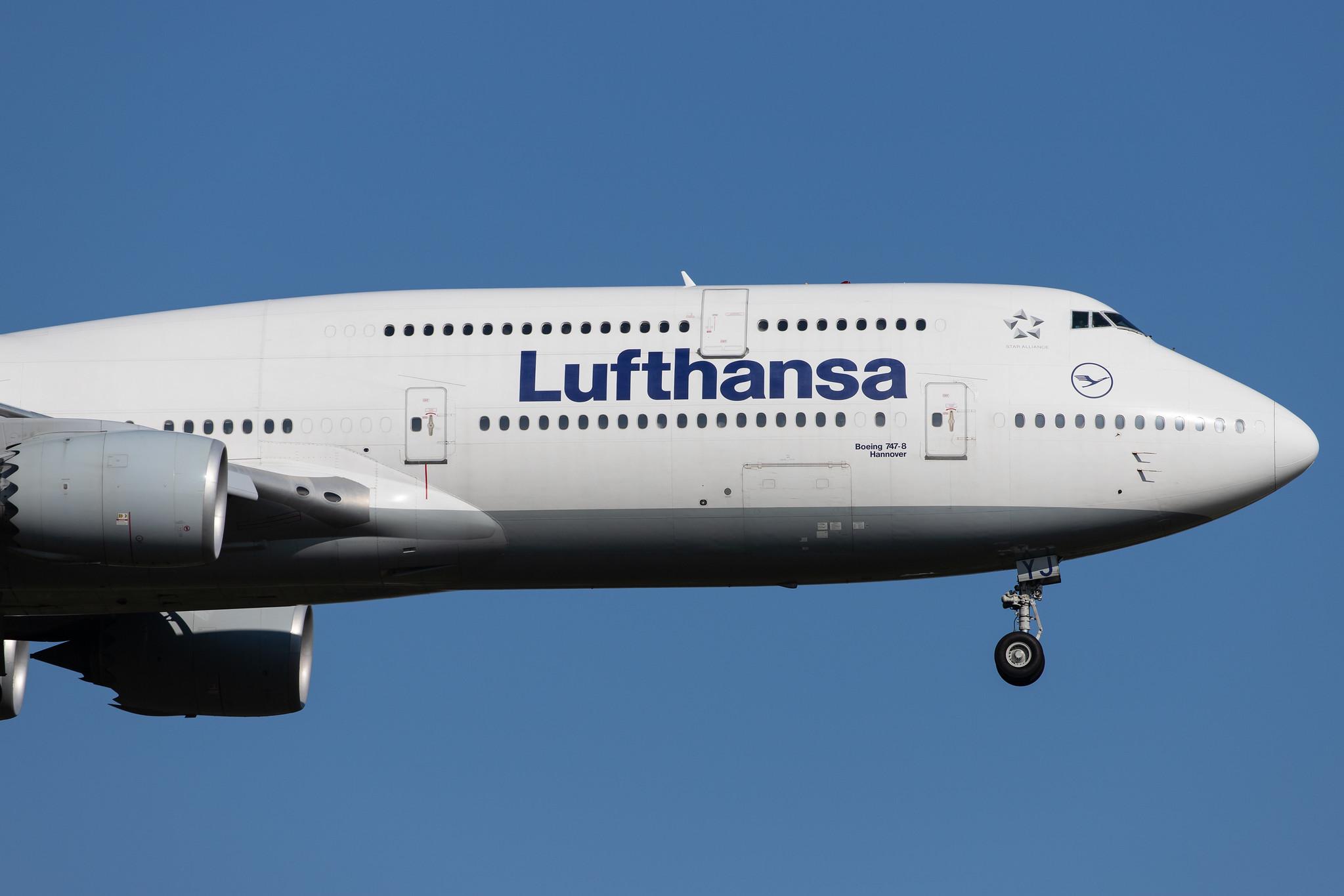 Frankfurt Airport: Lufthansa (LH / DLH) |  Boeing 747-830 B748 | D-ABYJ | MSN 37834