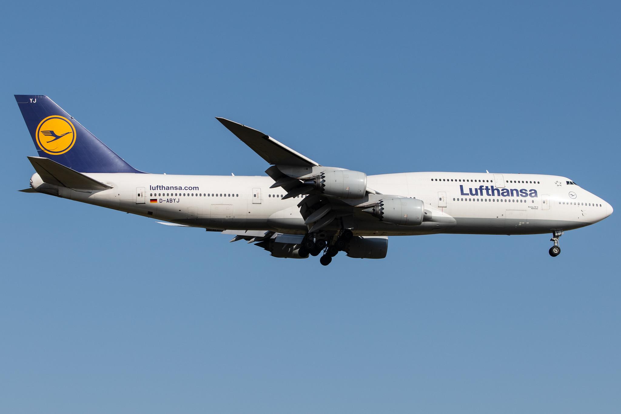 Frankfurt Airport: Lufthansa (LH / DLH) |  Boeing 747-830 B748 | D-ABYJ | MSN 37834