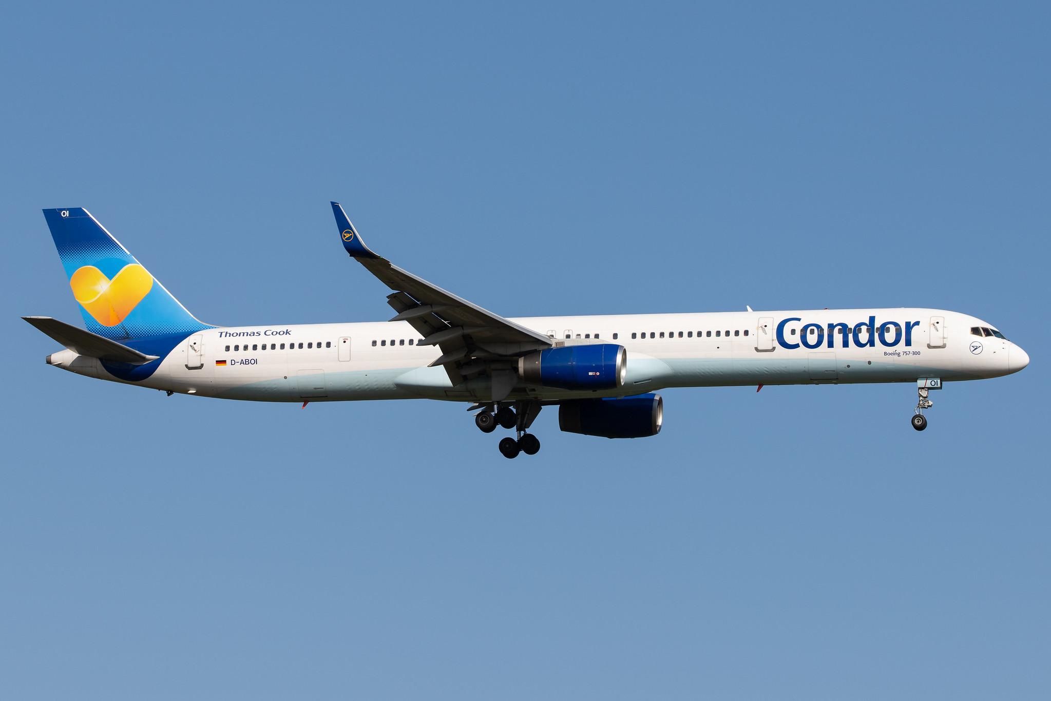 Frankfurt Airport: Condor (DE / CFG) |  Boeing 757-330 B753 | D-ABOI | MSN 29018
