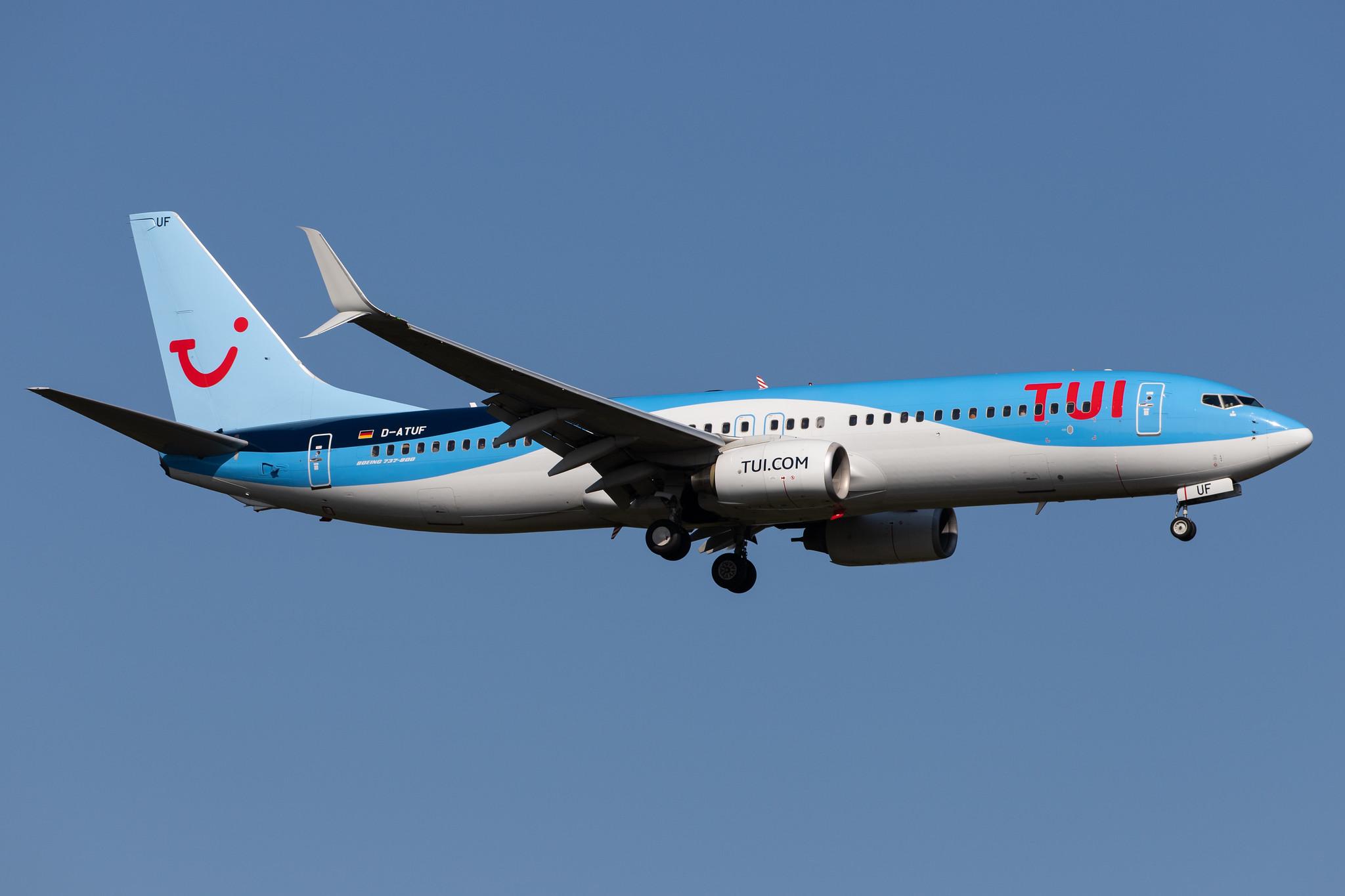Frankfurt Airport: TUI (X3 / TUI) | Operator: TUI fly |  Boeing 737-8K5 B738 | D-ATUF | MSN 34687