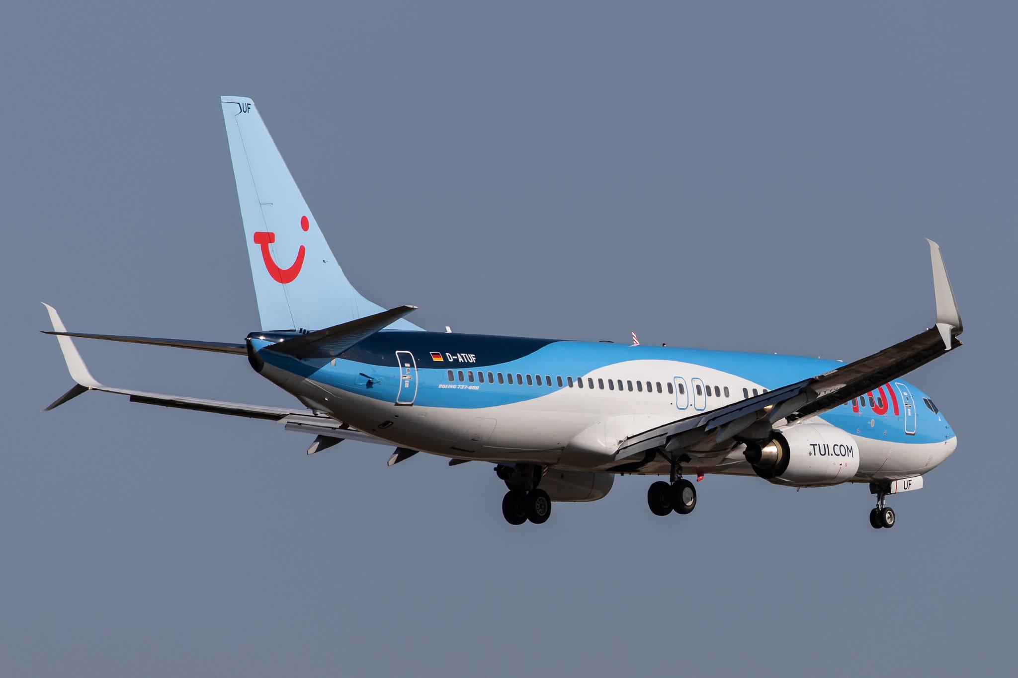 Frankfurt Airport: TUI (X3 / TUI) | Operator: TUI fly |  Boeing 737-8K5 B738 | D-ATUF | MSN 34687
