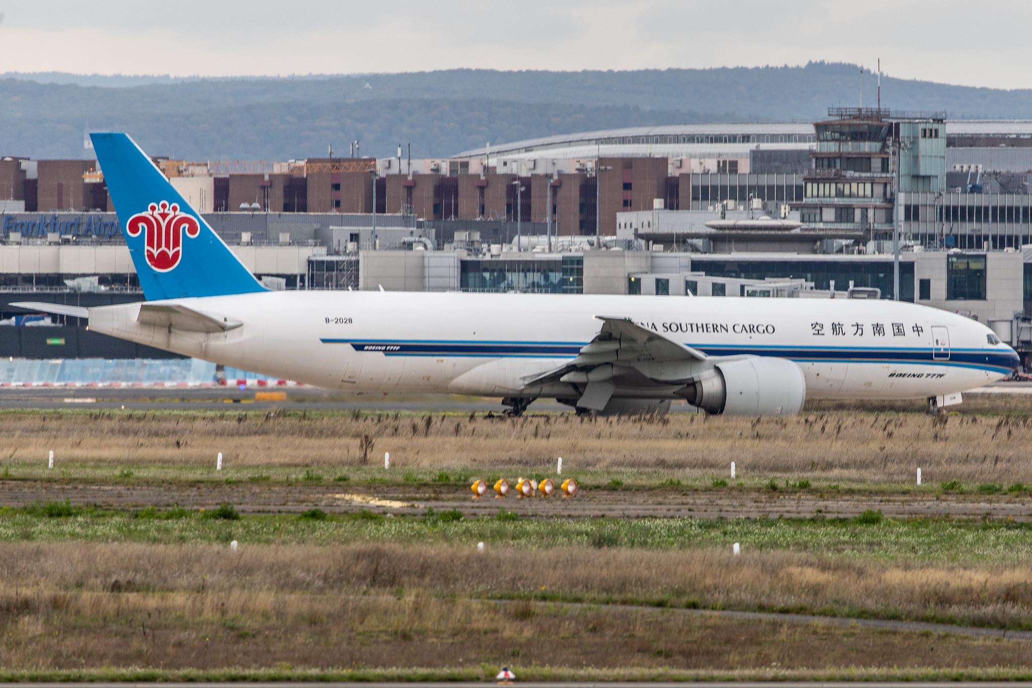 Frankfurt Airport: China Southern Cargo (CZ / CSN) | Operator: China Southern Airlines |  Boeing 777-F1B B77L | B-2028 | MSN 41637