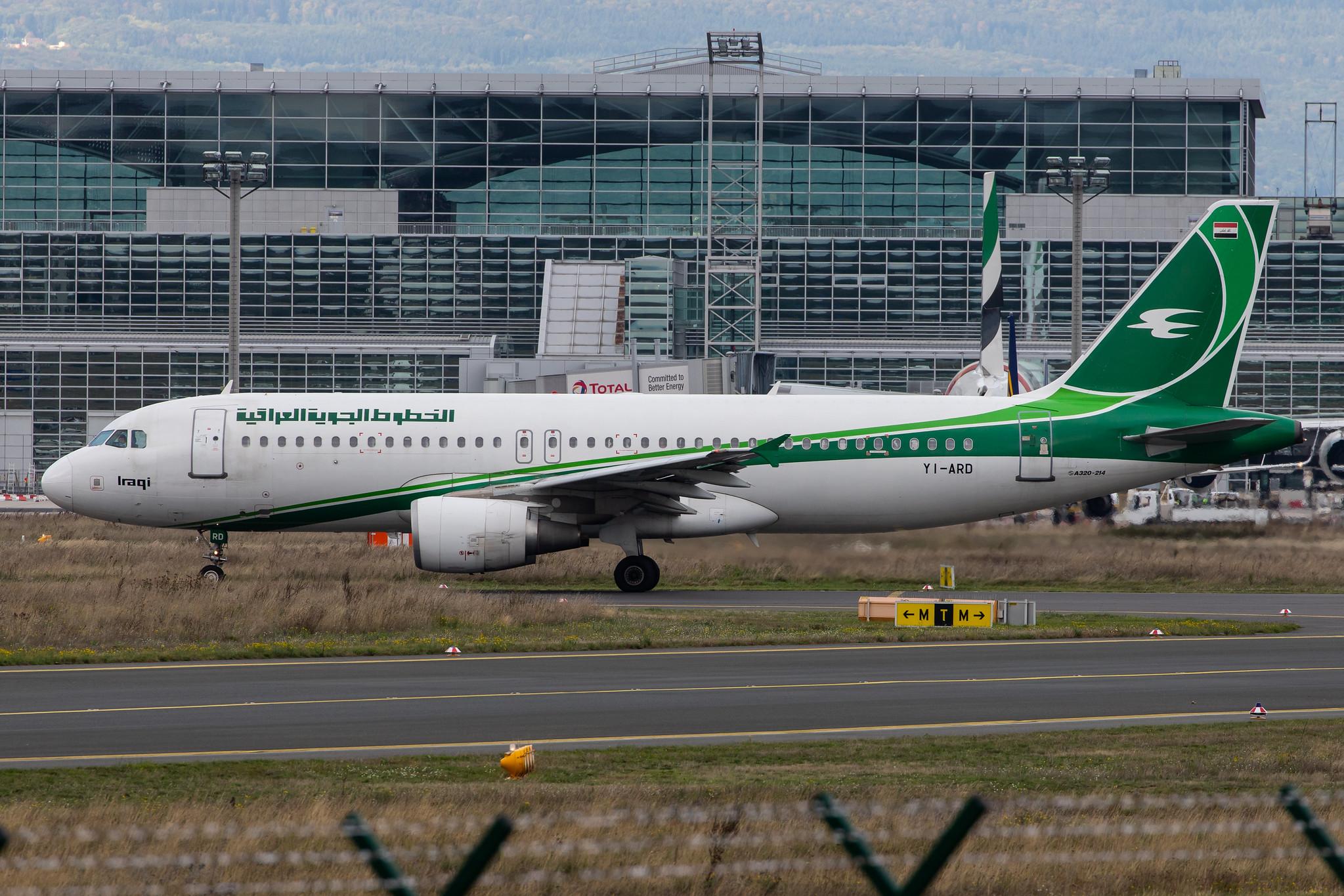 Frankfurt Airport: Iraqi Airways (IA / IAW) |  Airbus A320-214 A320 | YI-ARD | MSN 5464