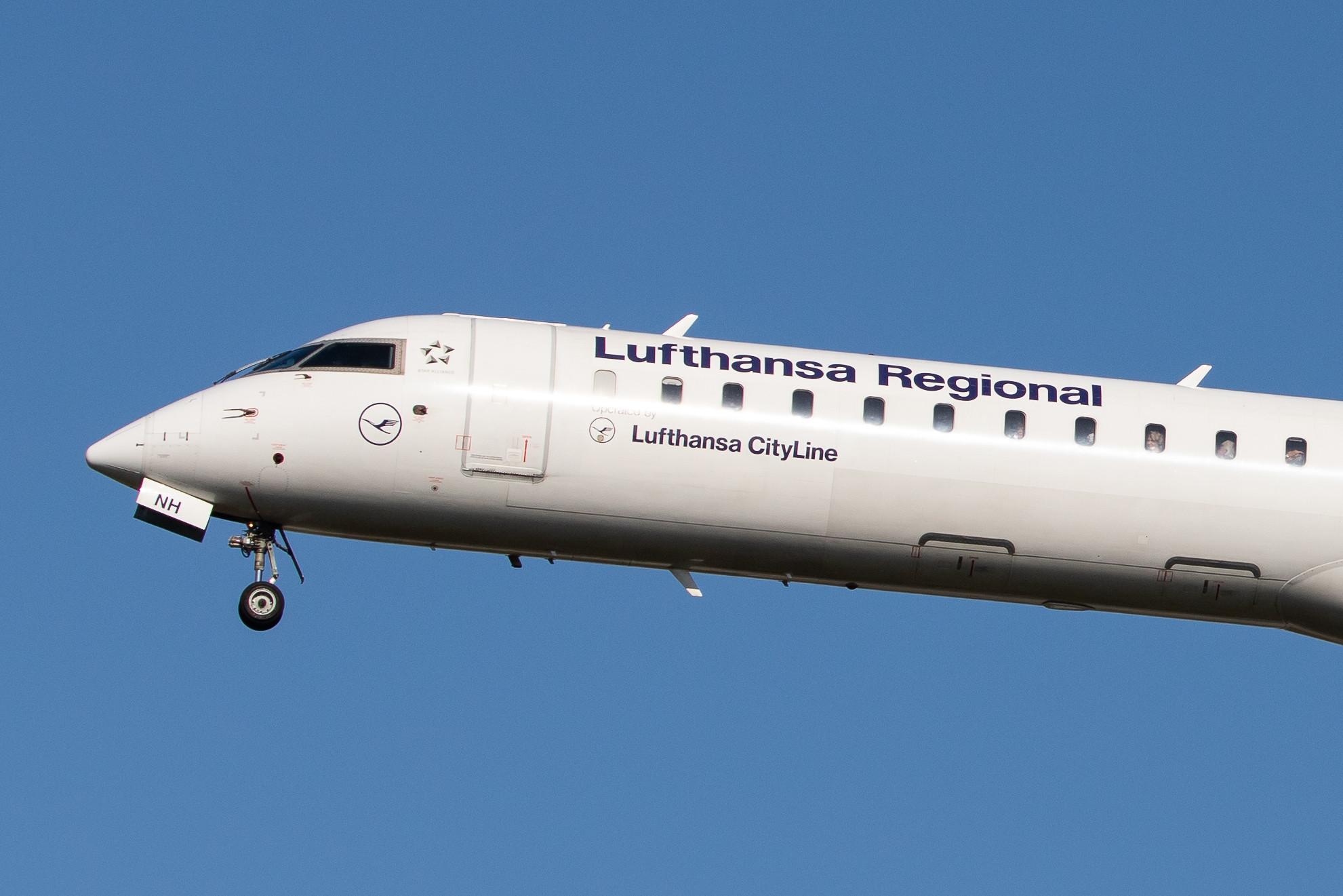Frankfurt Airport: Lufthansa (LH / DLH) | Operator: Lufthansa CityLine |  Bombardier CRJ-900LR CRJ9 | D-ACNH | MSN 15247