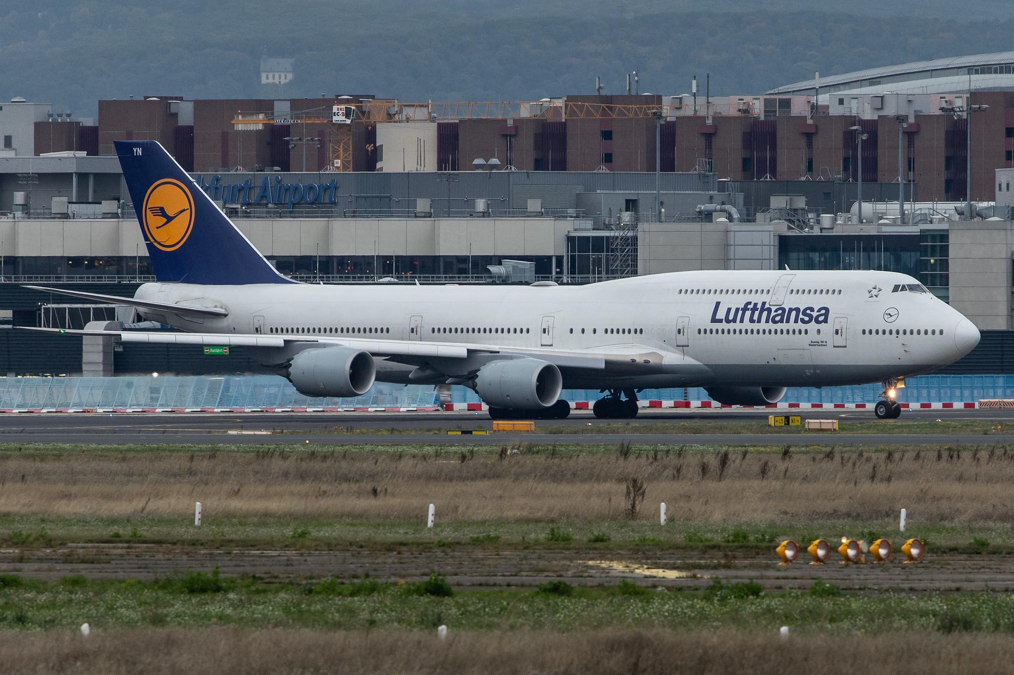 Frankfurt Airport: Lufthansa (LH / DLH) |  Boeing 747-830 B748 | D-ABYN | MSN 37838