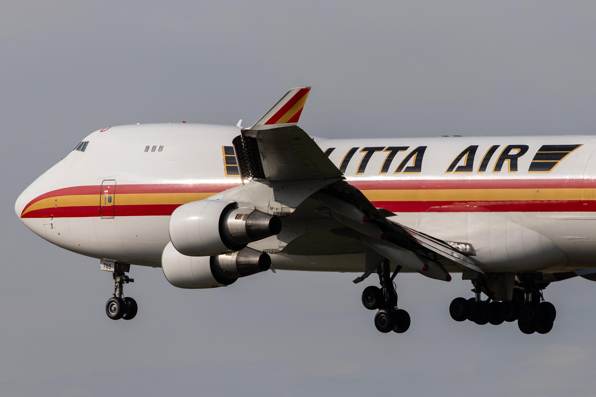 Frankfurt Airport: Kalitta Air (K4 / CKS) |  Boeing 747-4B5(F) B744 | N705CK | MSN 26413