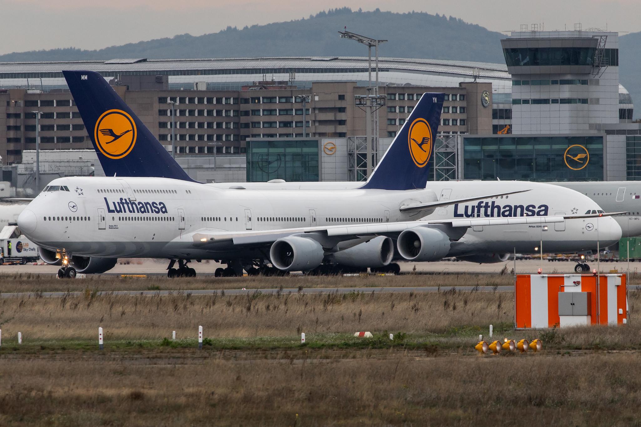 Frankfurt Airport: Lufthansa (LH / DLH) |  Boeing 747-830 B748 | D-ABYN | MSN 37838