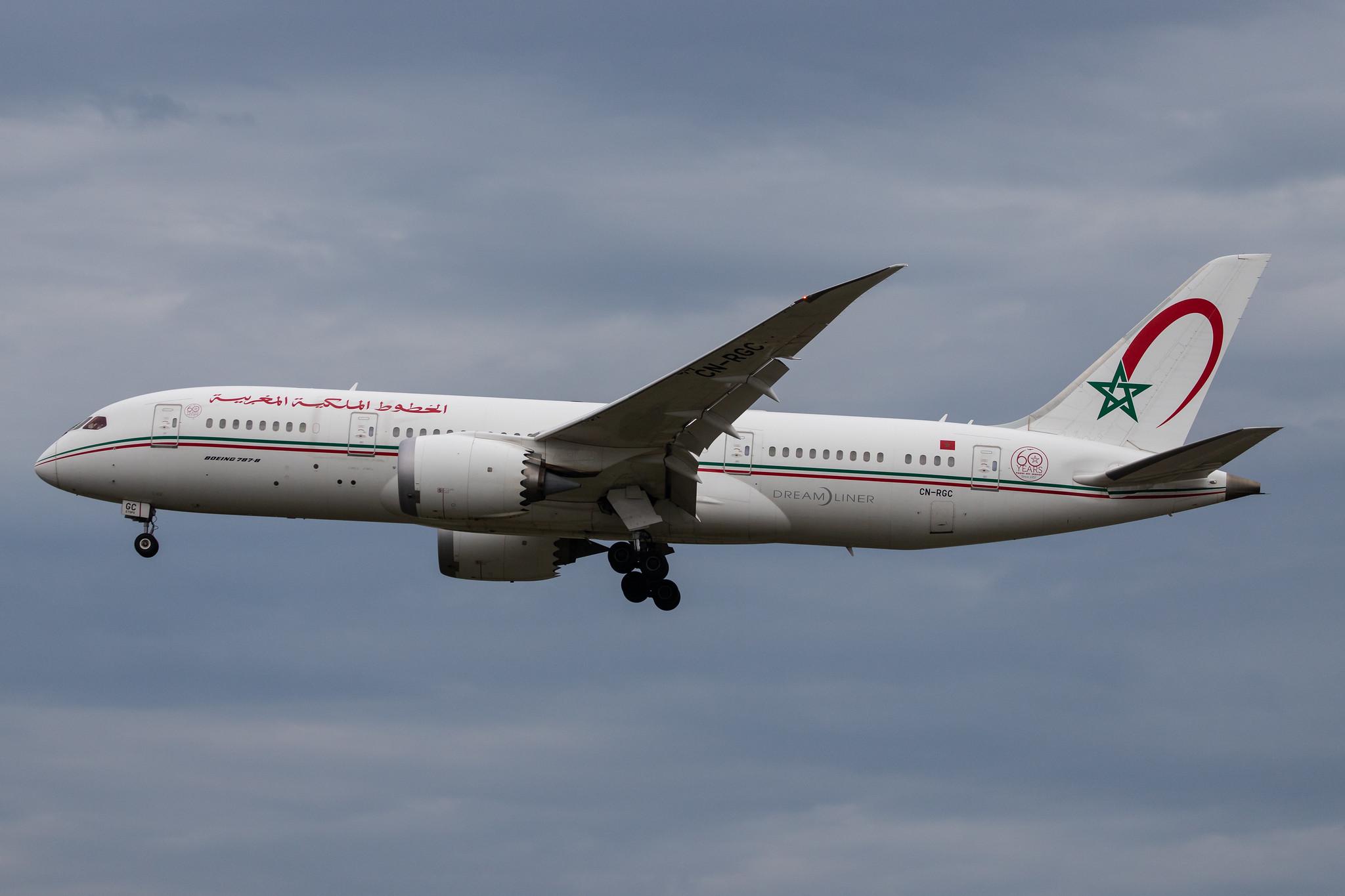Frankfurt Airport: Royal Air Maroc (AT / RAM) |  Boeing 787-8 Dreamliner B788 | CN-RGC | MSN 43818
