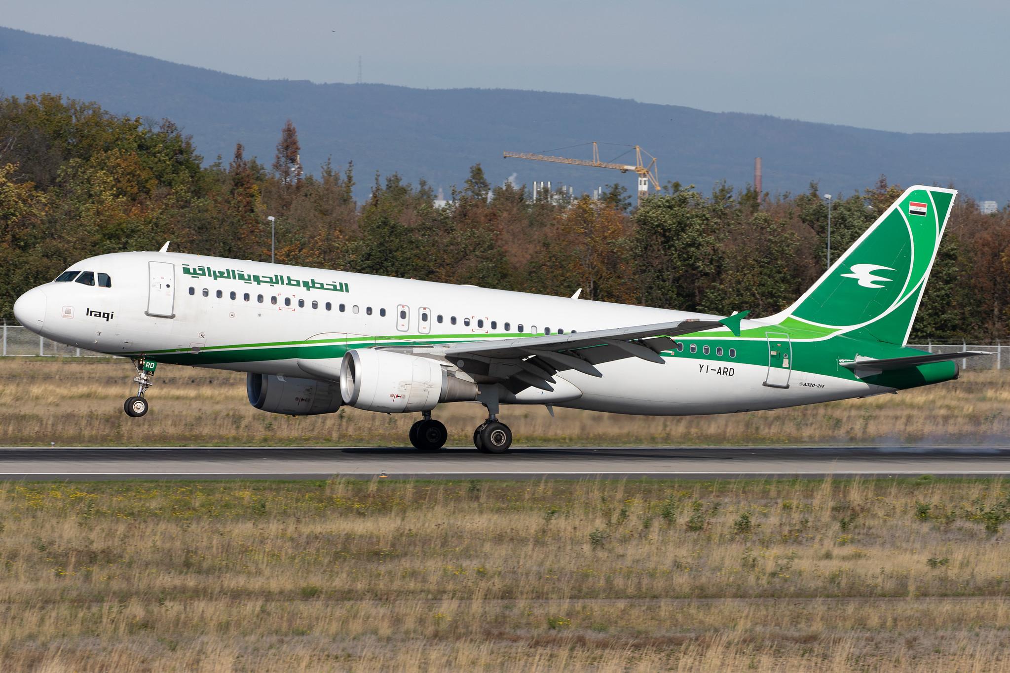 Frankfurt Airport: Iraqi Airways (IA / IAW) |  Airbus A320-214 A320 | YI-ARD | MSN 5464