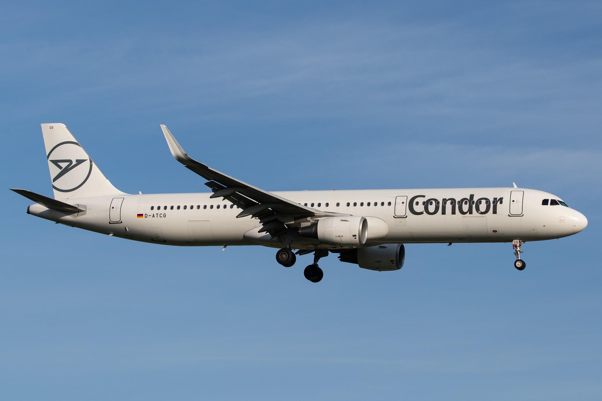 Hamburg Airport: Condor (DE / CFG) |  Airbus A321-211 A321 | D-ATCG | MSN 6005