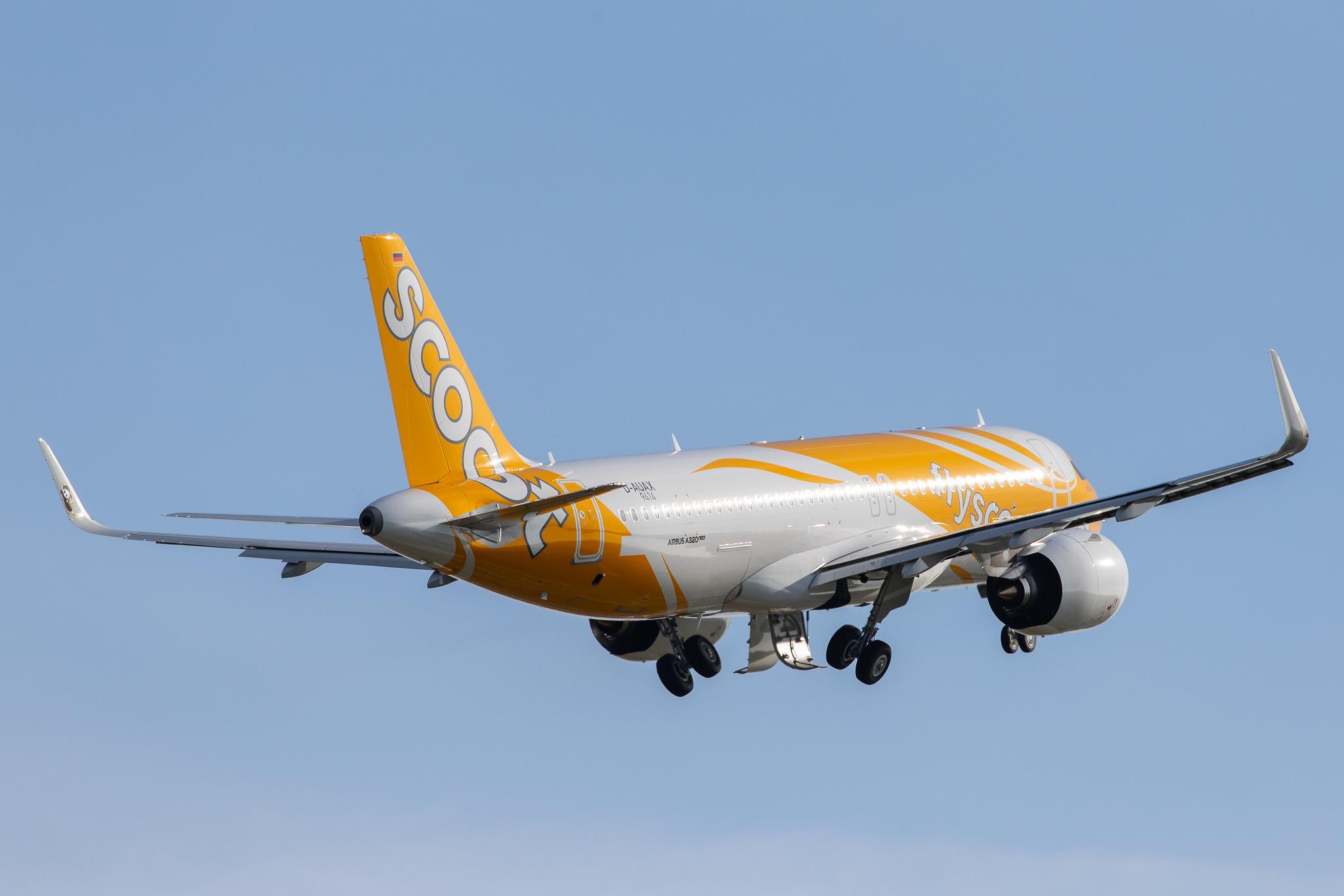 Hamburg Airport: Scoot (TR / TGW) |  Airbus A320-271N A20N | D-AUAX | MSN 9414